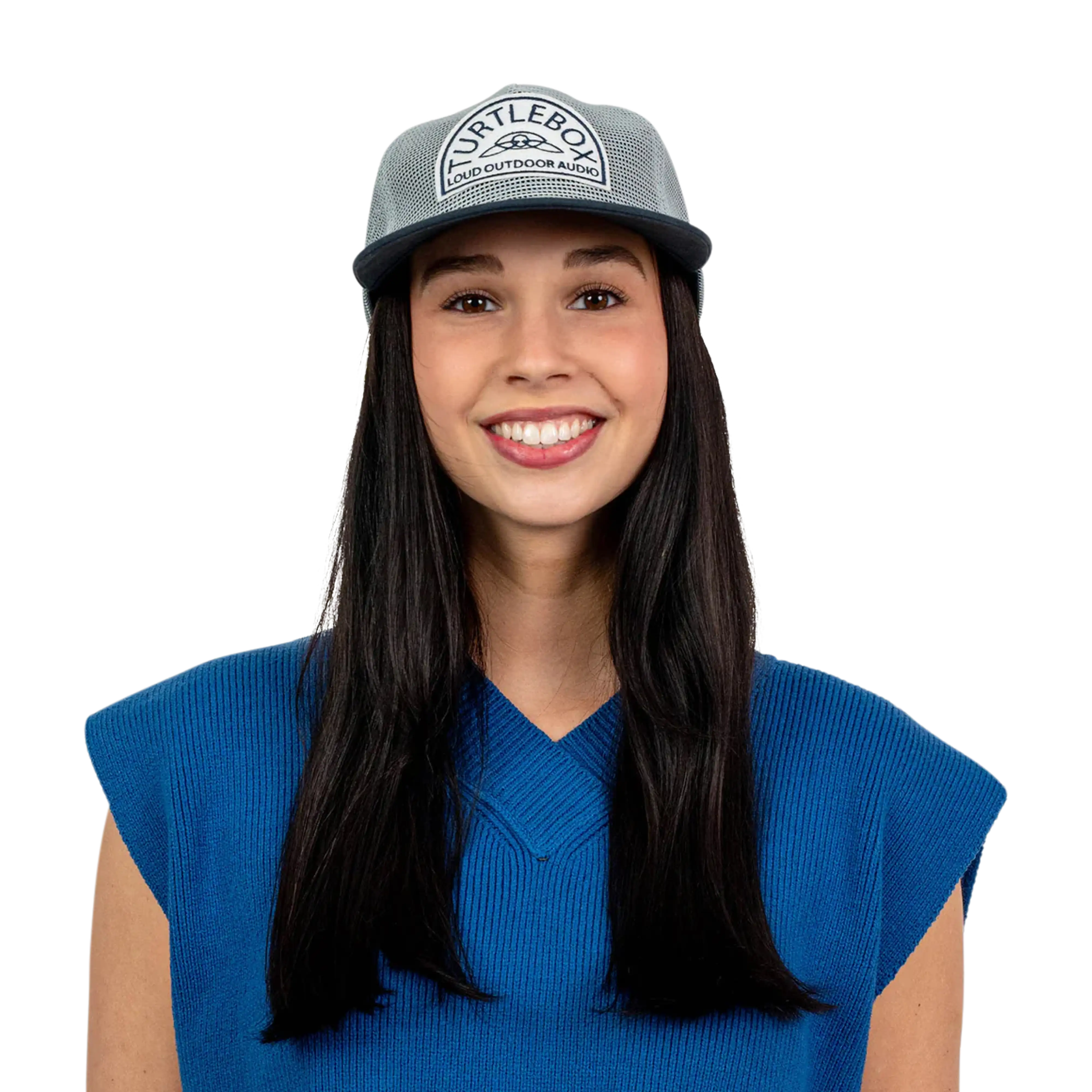 Turtlebox All-Mesh Blue Cap