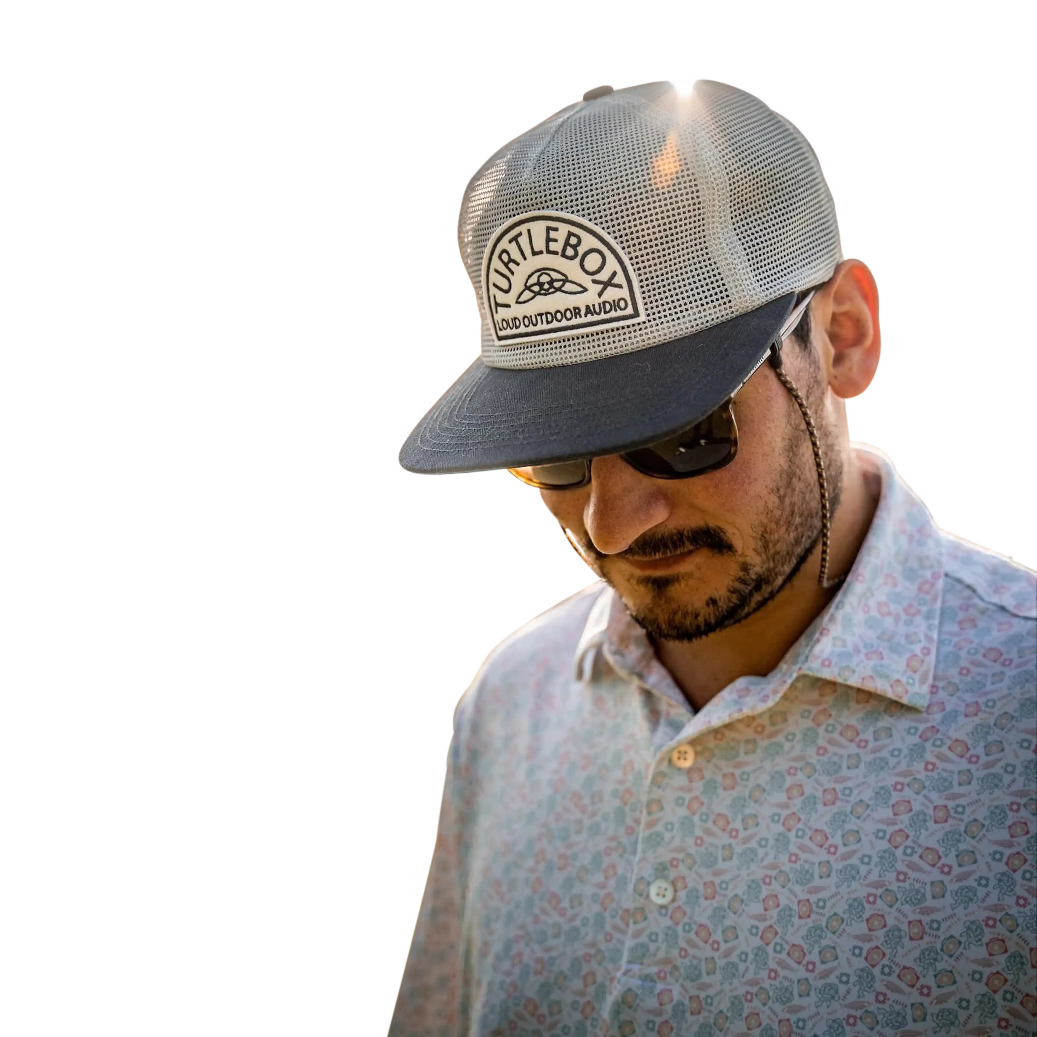 Turtlebox All-Mesh Blue Cap