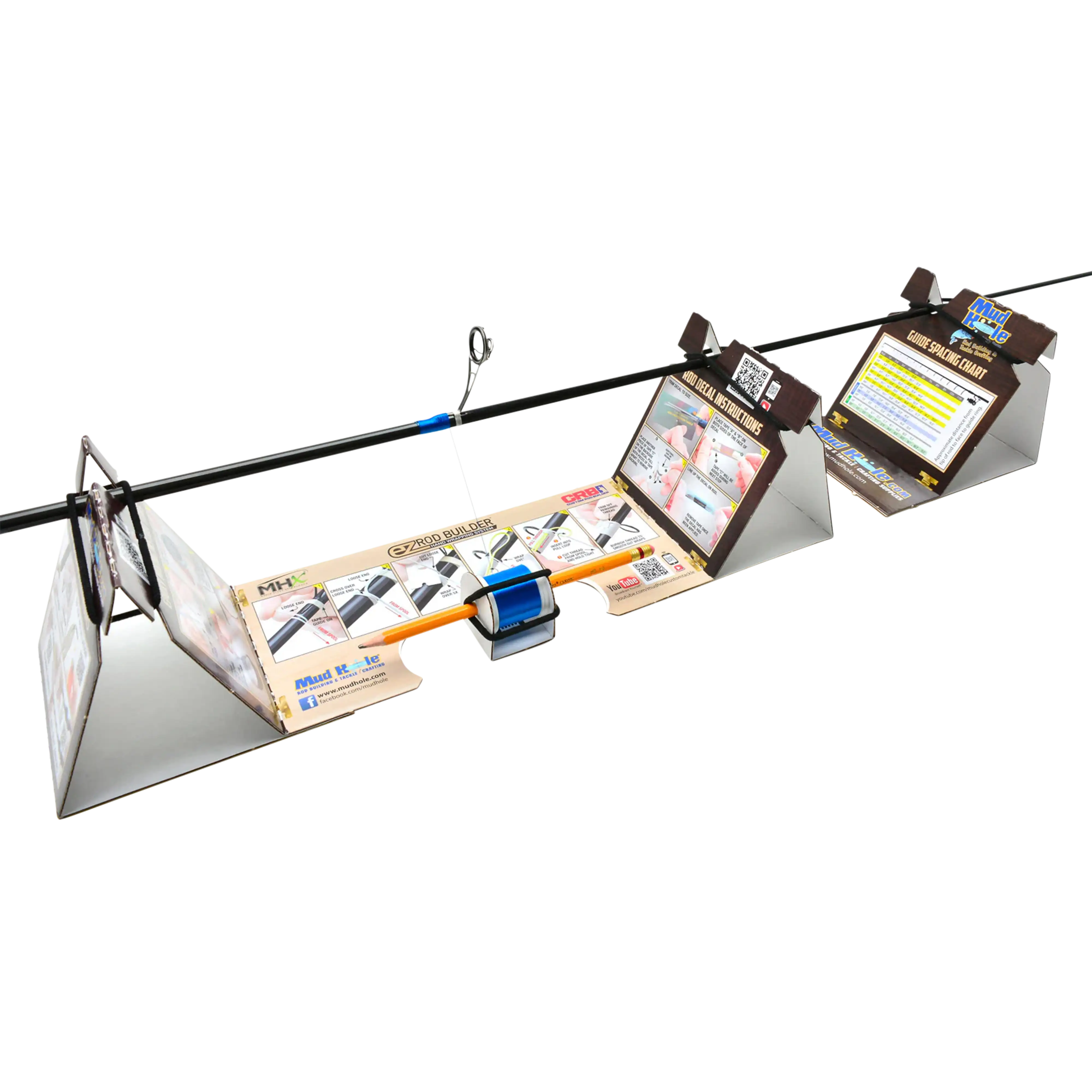 Mud Hole Ultimate eZ Rod Builder Hand Wrapper & Supply Kit
