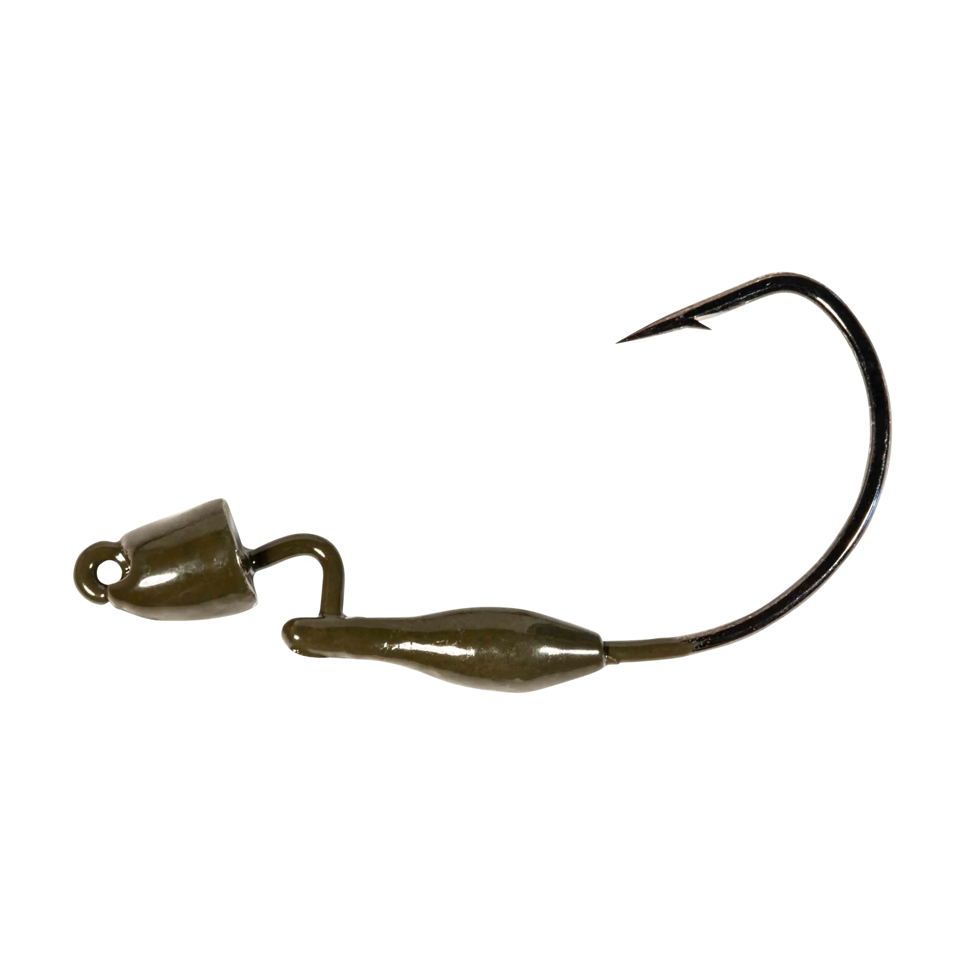 Z-Man Pro BulletZ Weedless Jighead Green Pumpkin