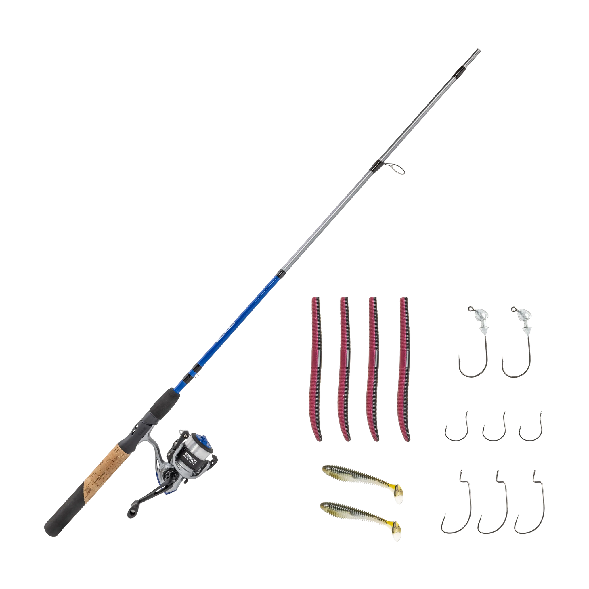 Zebco Ready Tackle Bass Spinning Combo