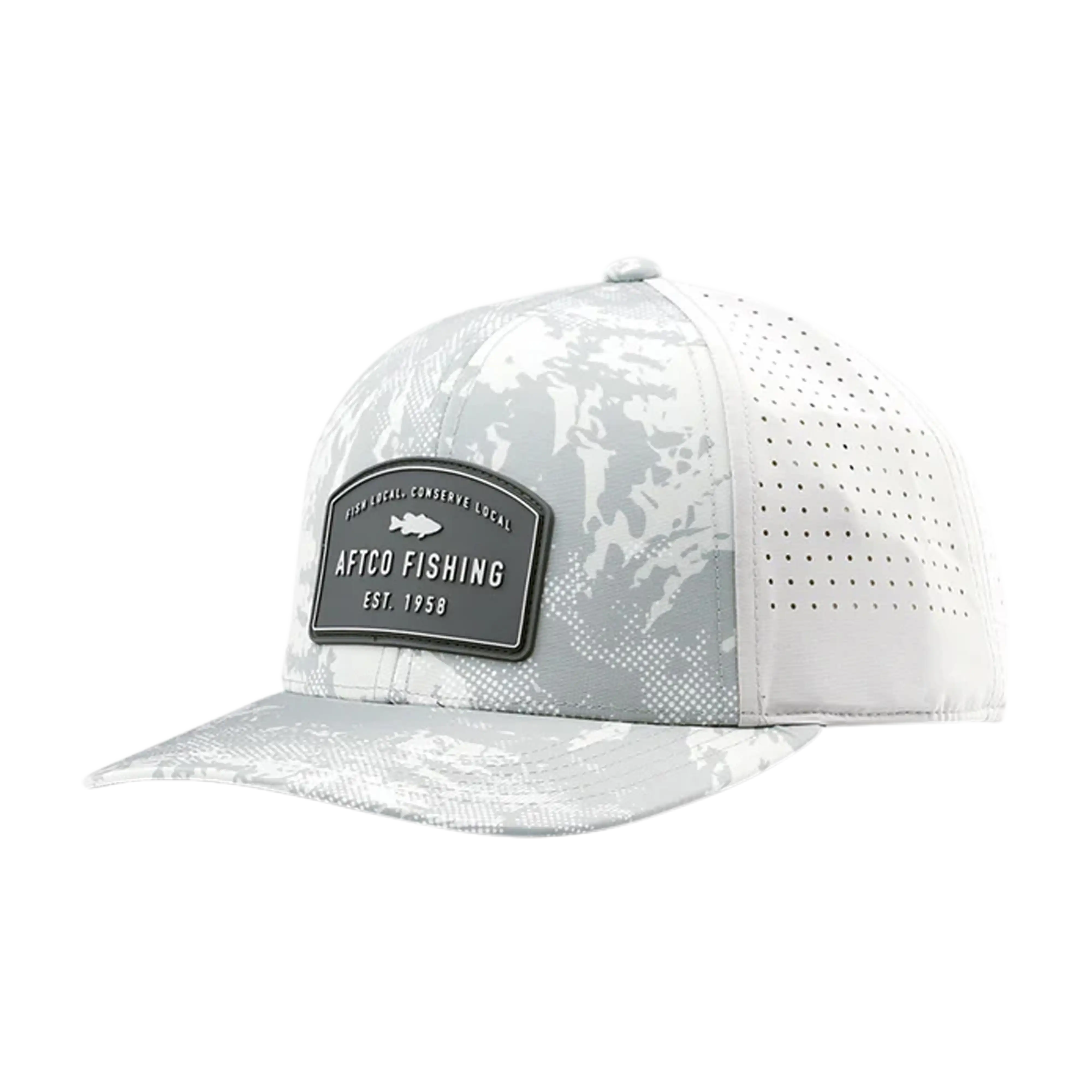 AFTCO Deuce hat in Silver Storm Camo