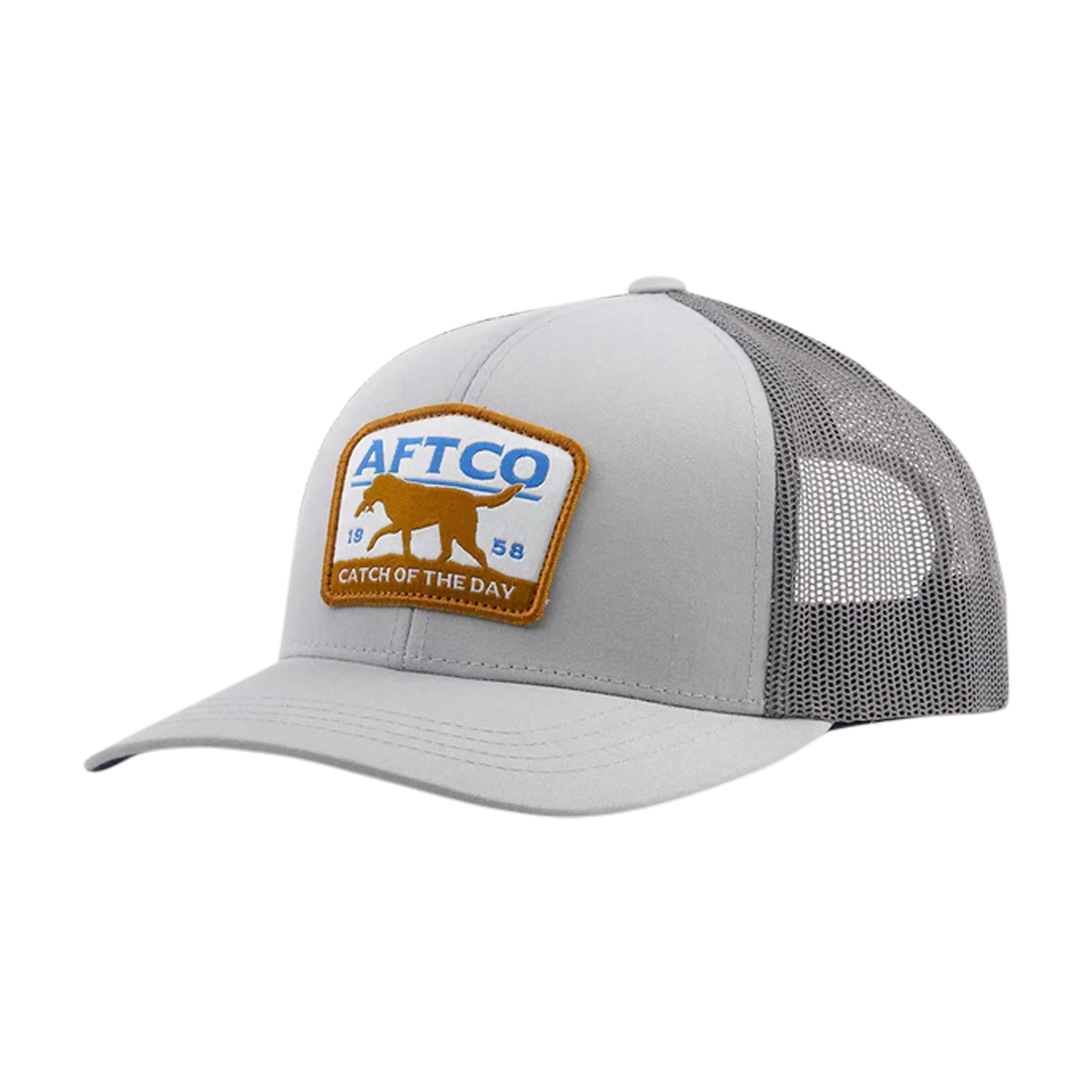 AFTCO Fetch low profile trucker hat in Gray