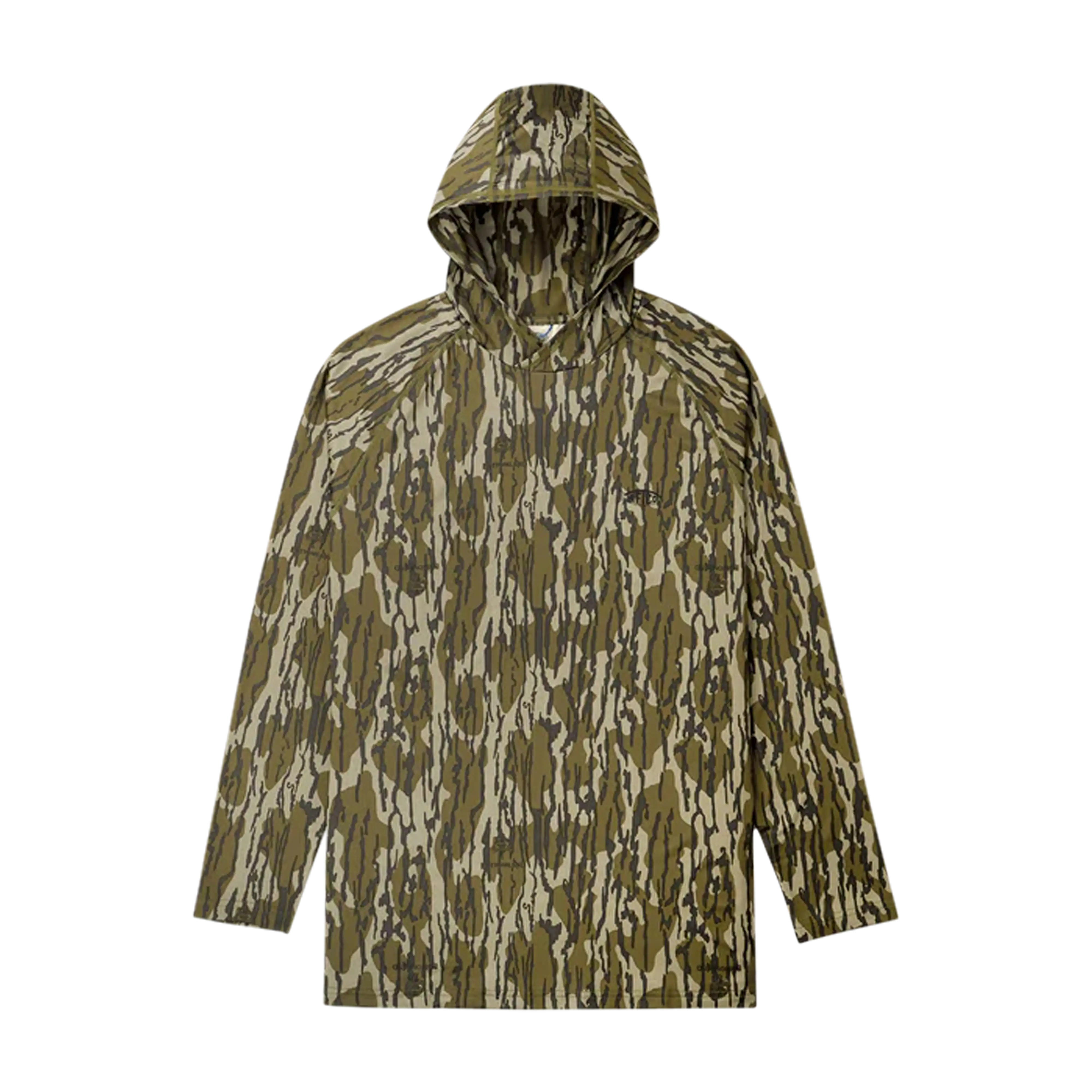AFTCO Mossy Oak Camo performance hood.