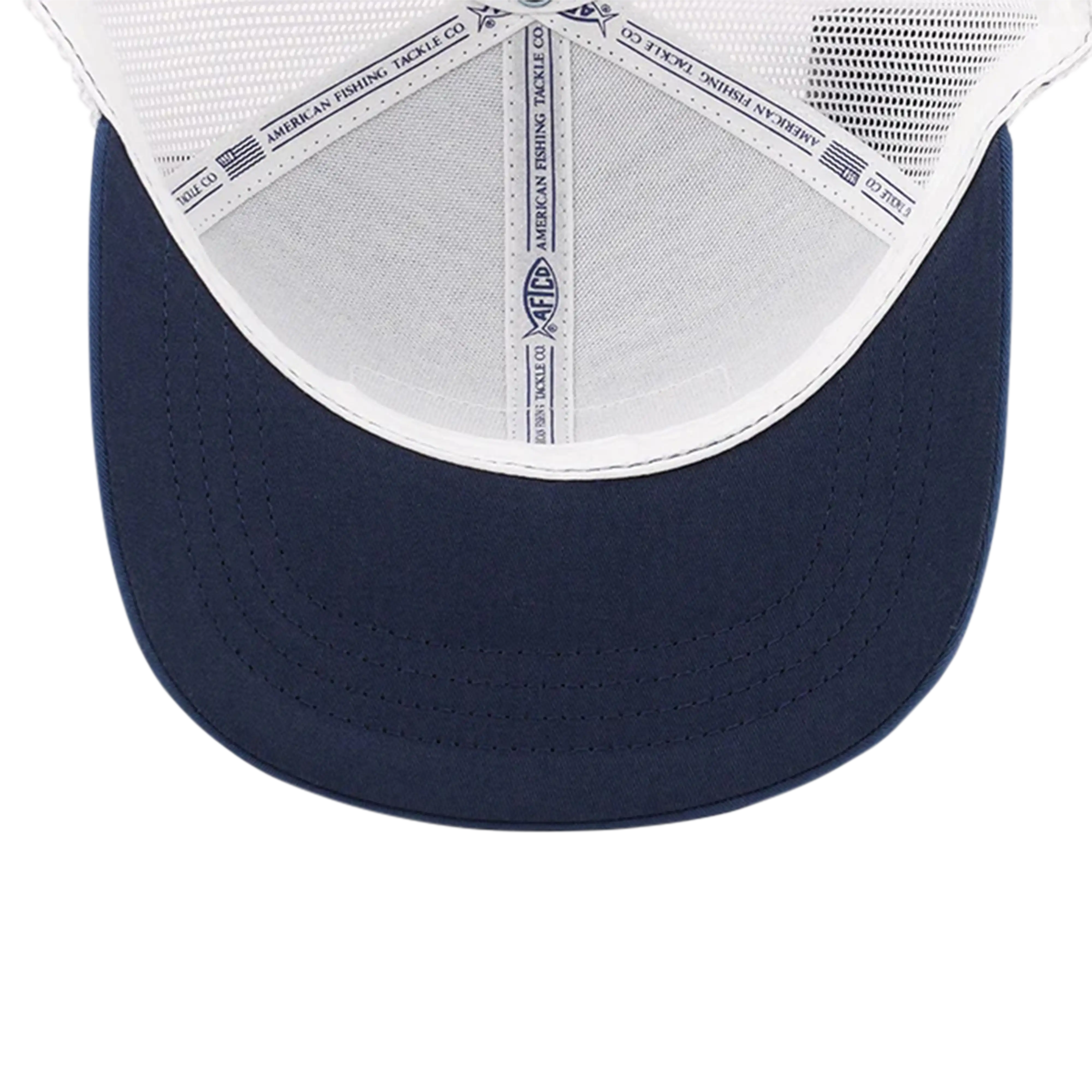 AFTCO Wavy trucker hat in Navy - bill