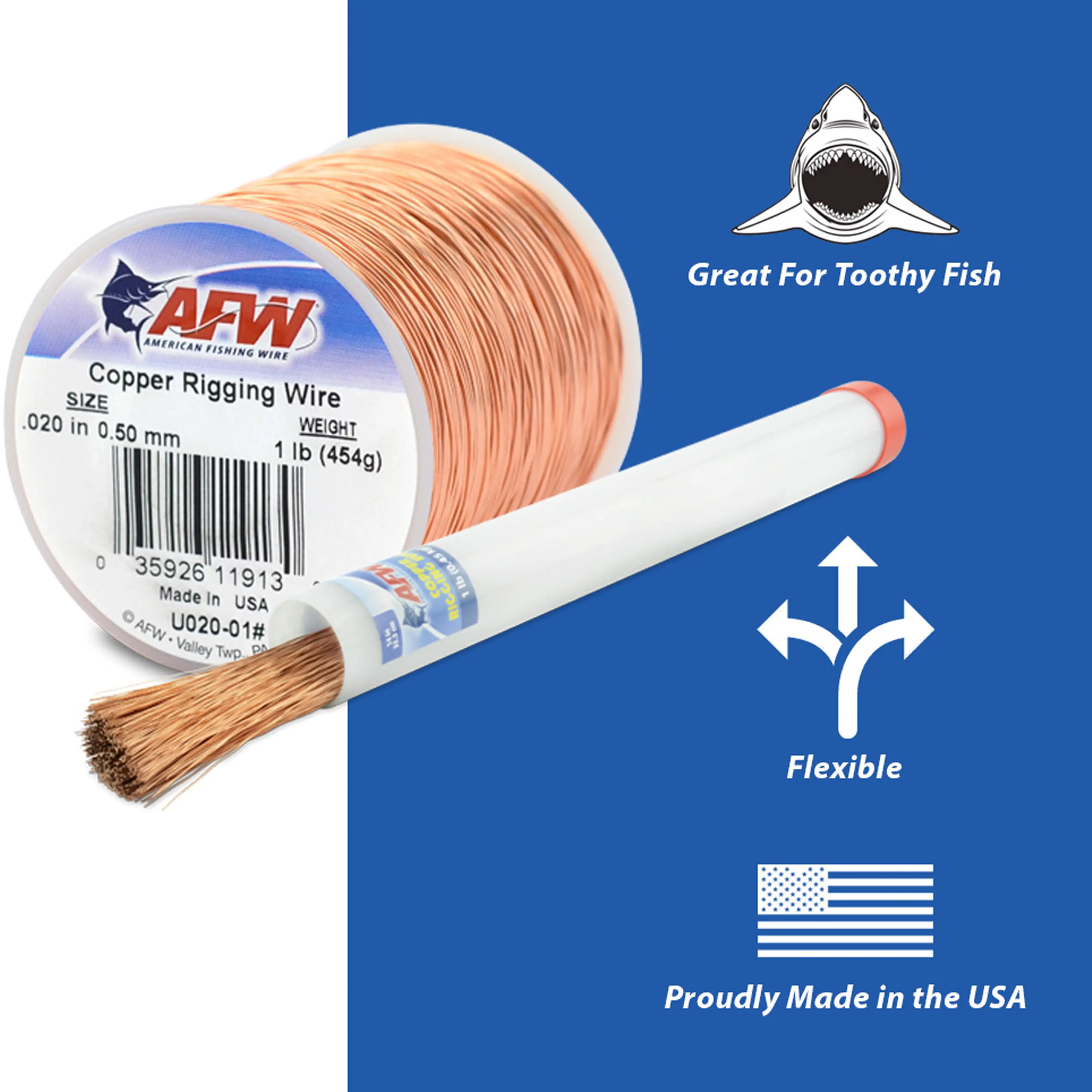 Copper Rigging Wire by American Fishing Wire