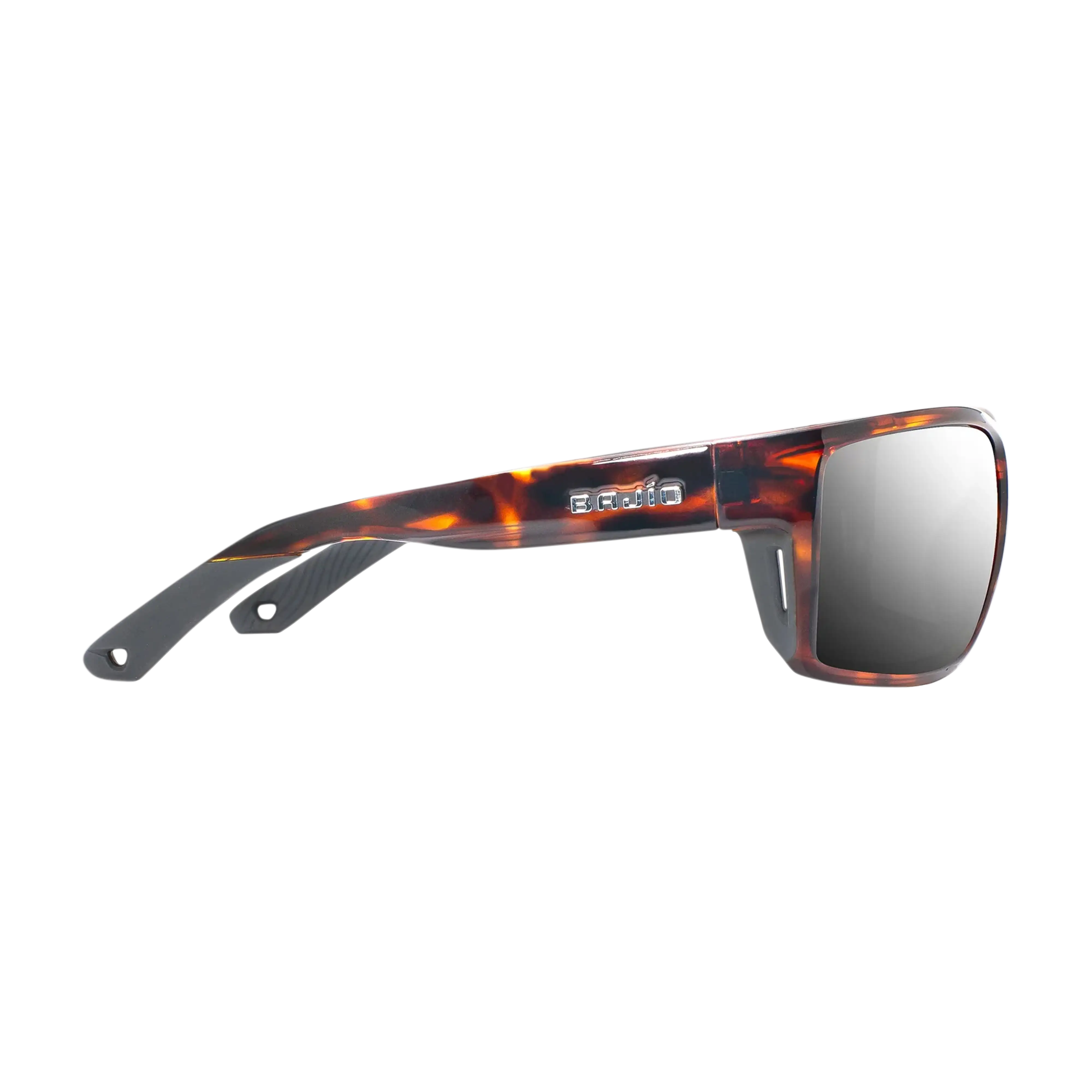 Bajio Bales beach sunglasses brown tortoise gloss silver mirror side