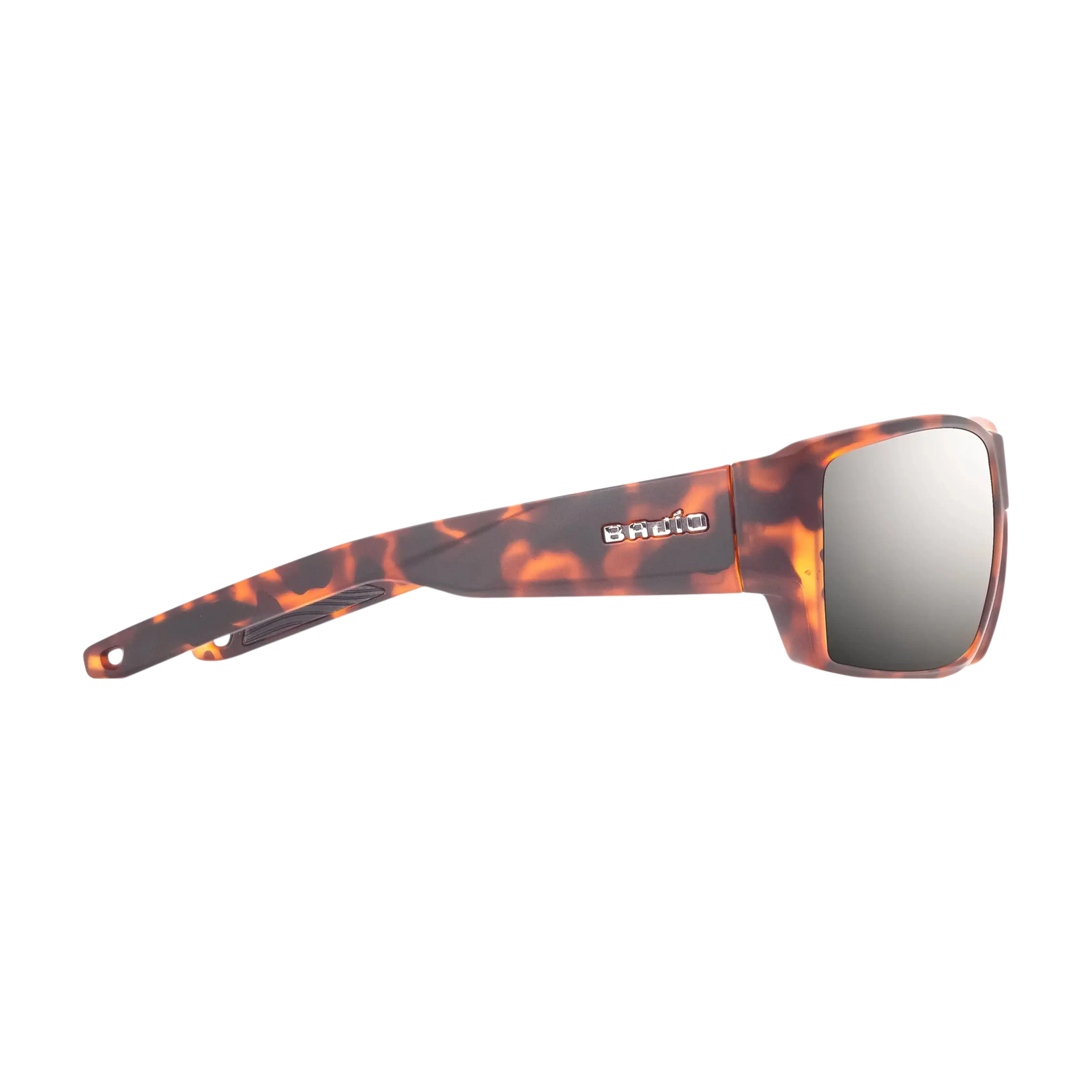 Bajio Vega sunglasses brown tortoise gloss silver mirror side
