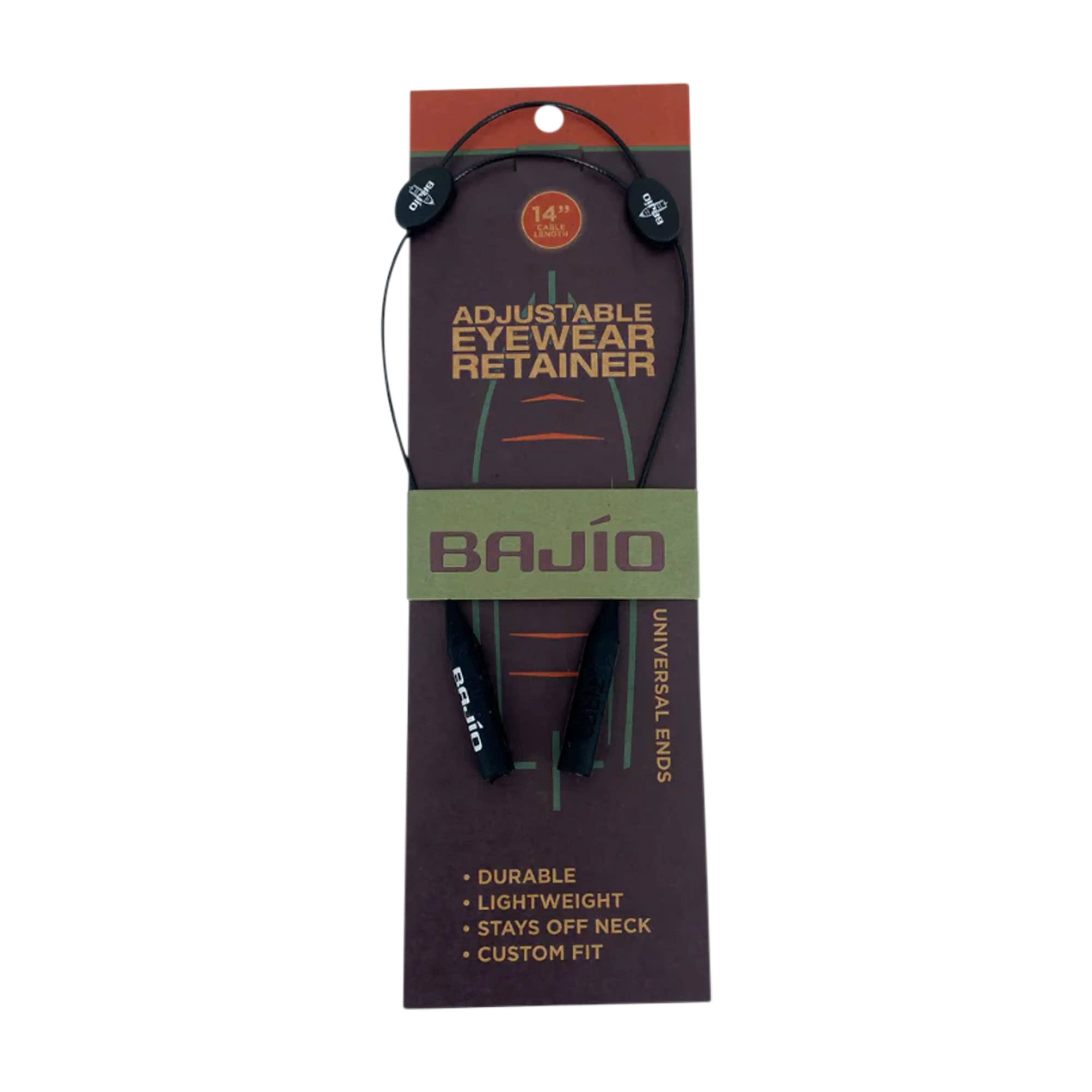 Bajio Zip Keeper for Sunglasses Black Gloss