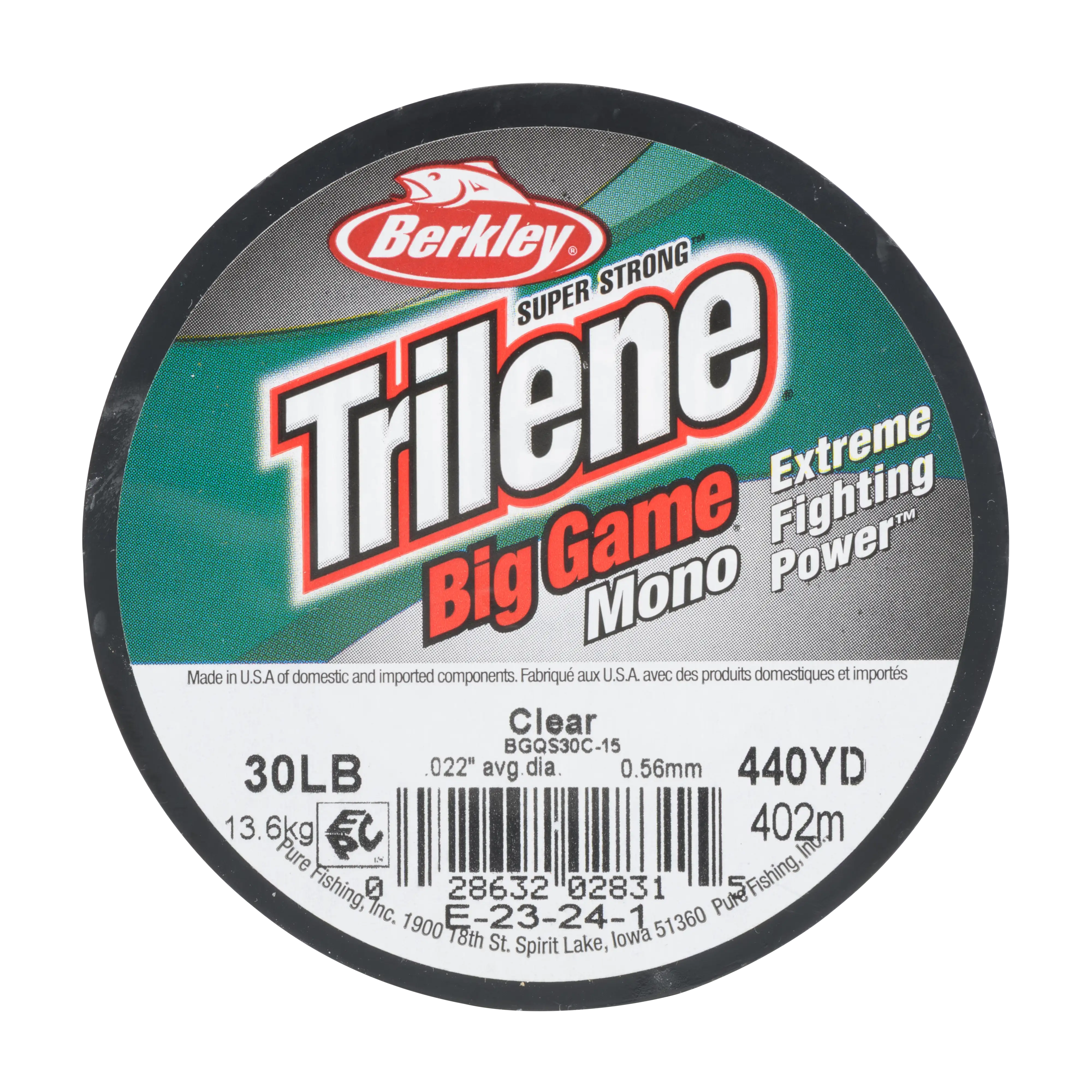 Berkley Trilene Big Game Monofilament Fishing Line Clear Main