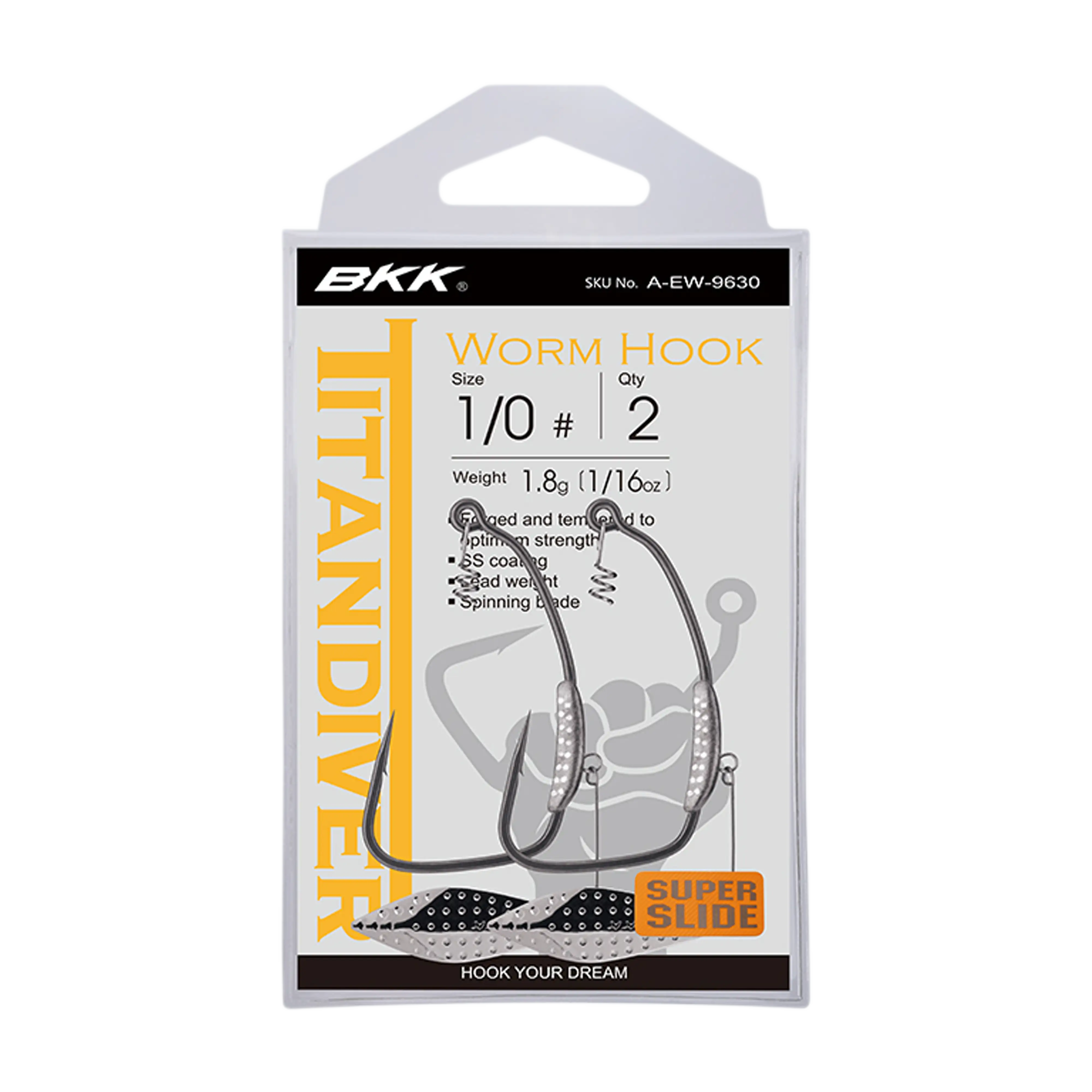 BKK TITANDIVER Weighted Swimbait Hooks Package