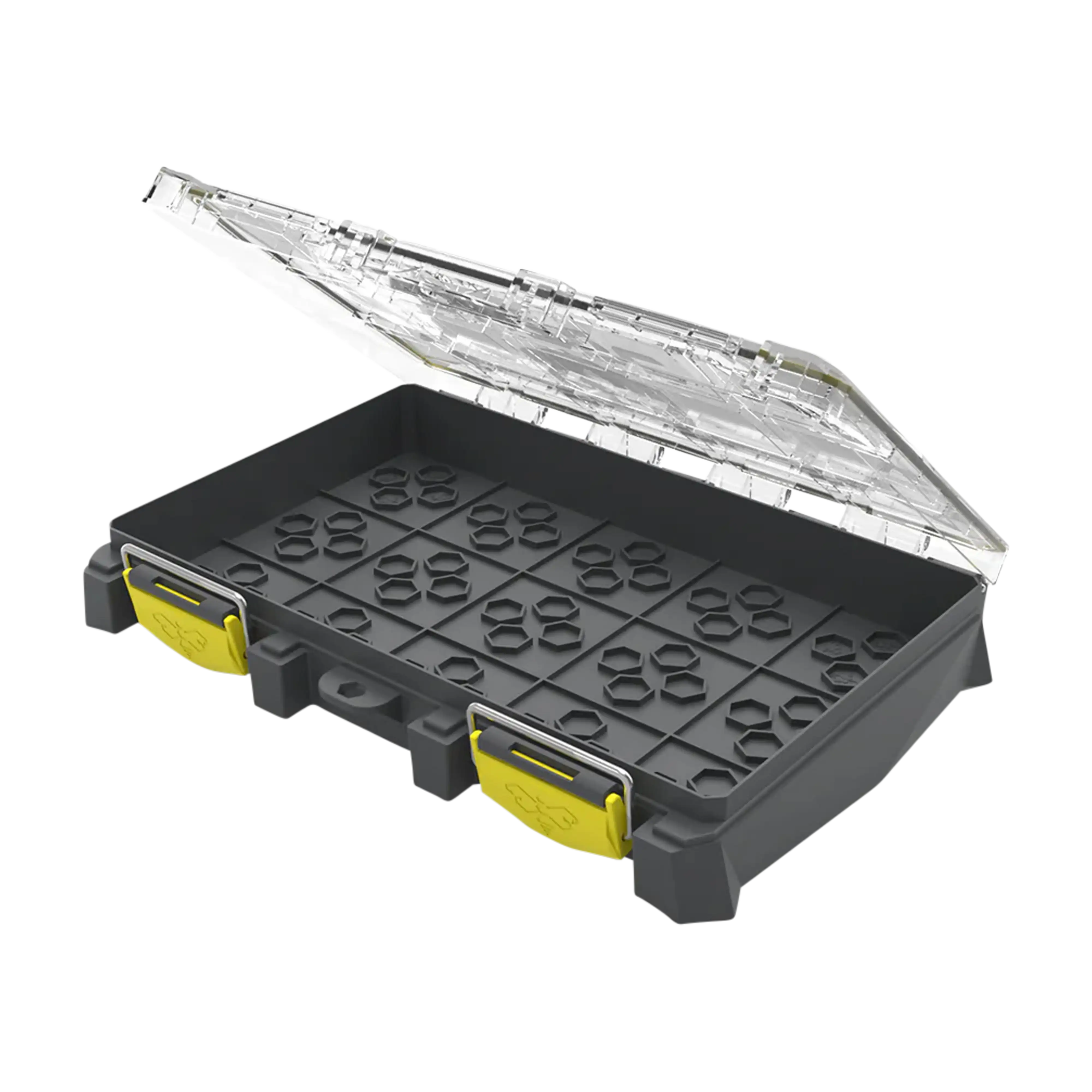 Buzbe Colony 15t thin modular tackle box empty