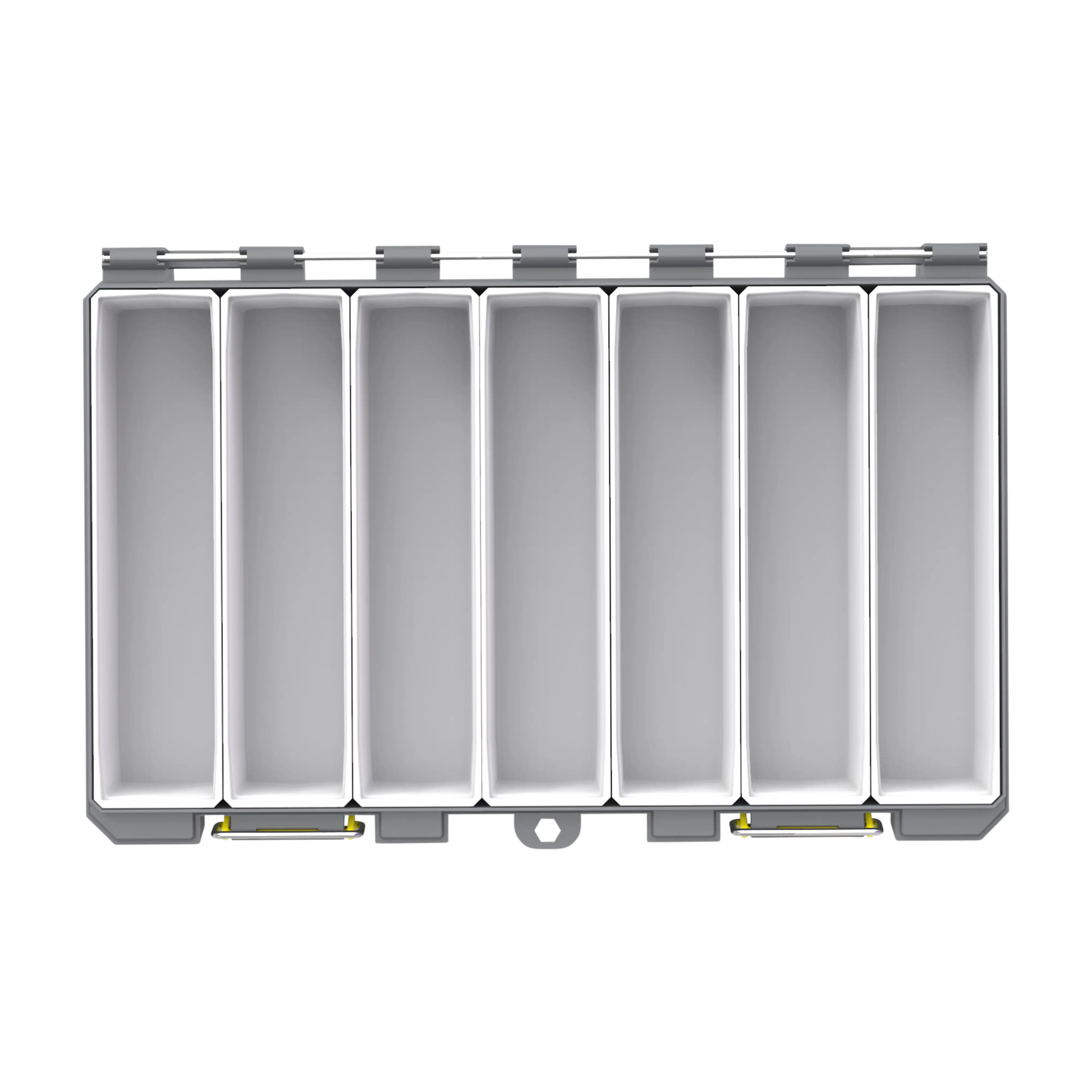 Buzbe colony 28d deep modular tackle box long configuration trays