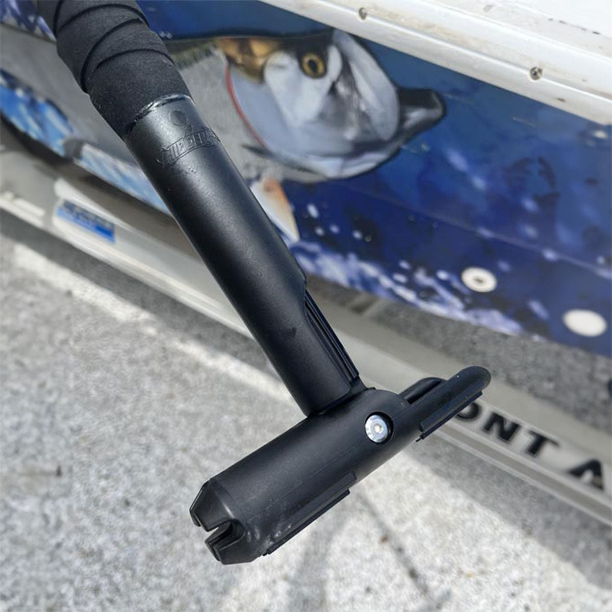 Hidden T Stowable Fighting Butt & Gimbal