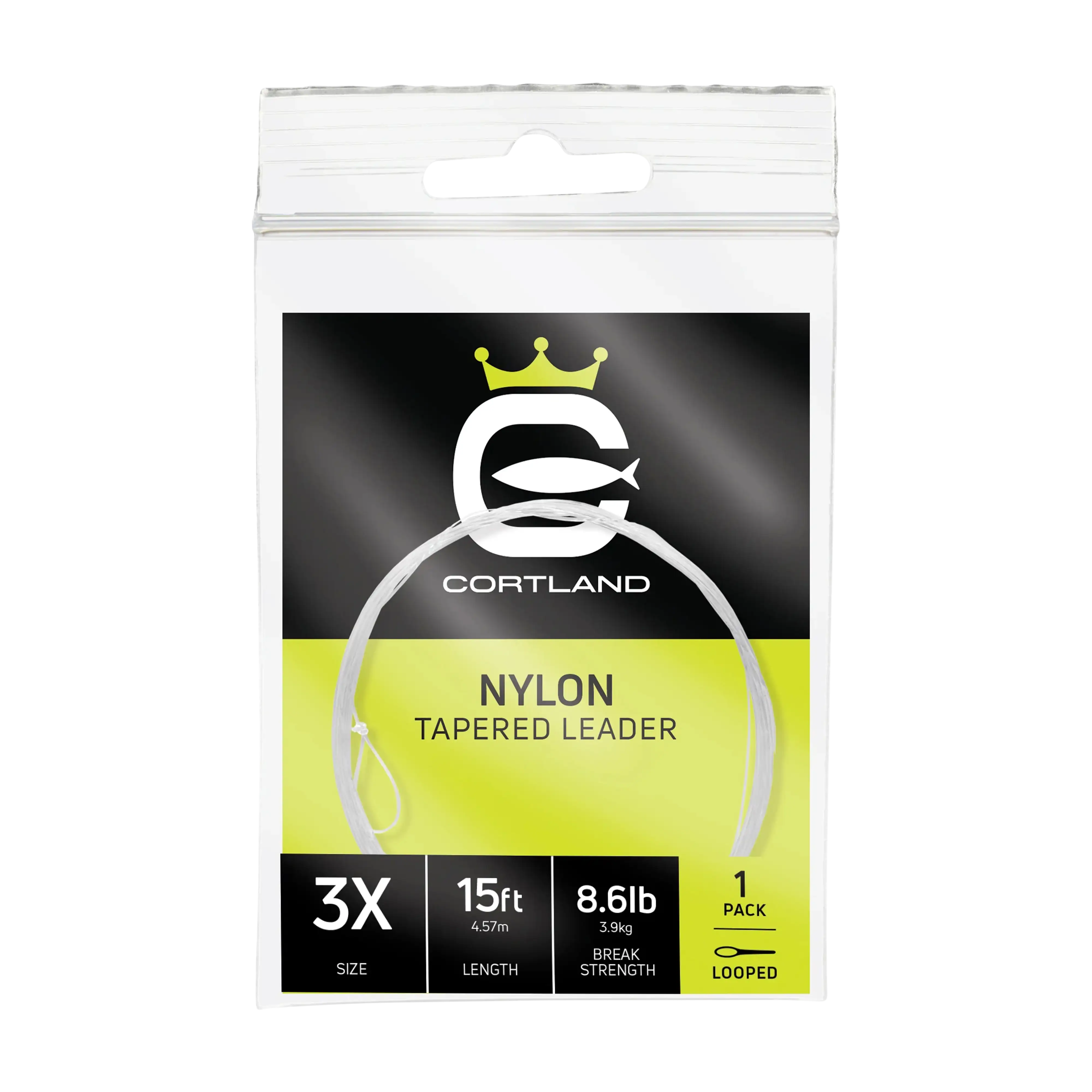 Cortland Line Nylon Tapered Fly Leaders