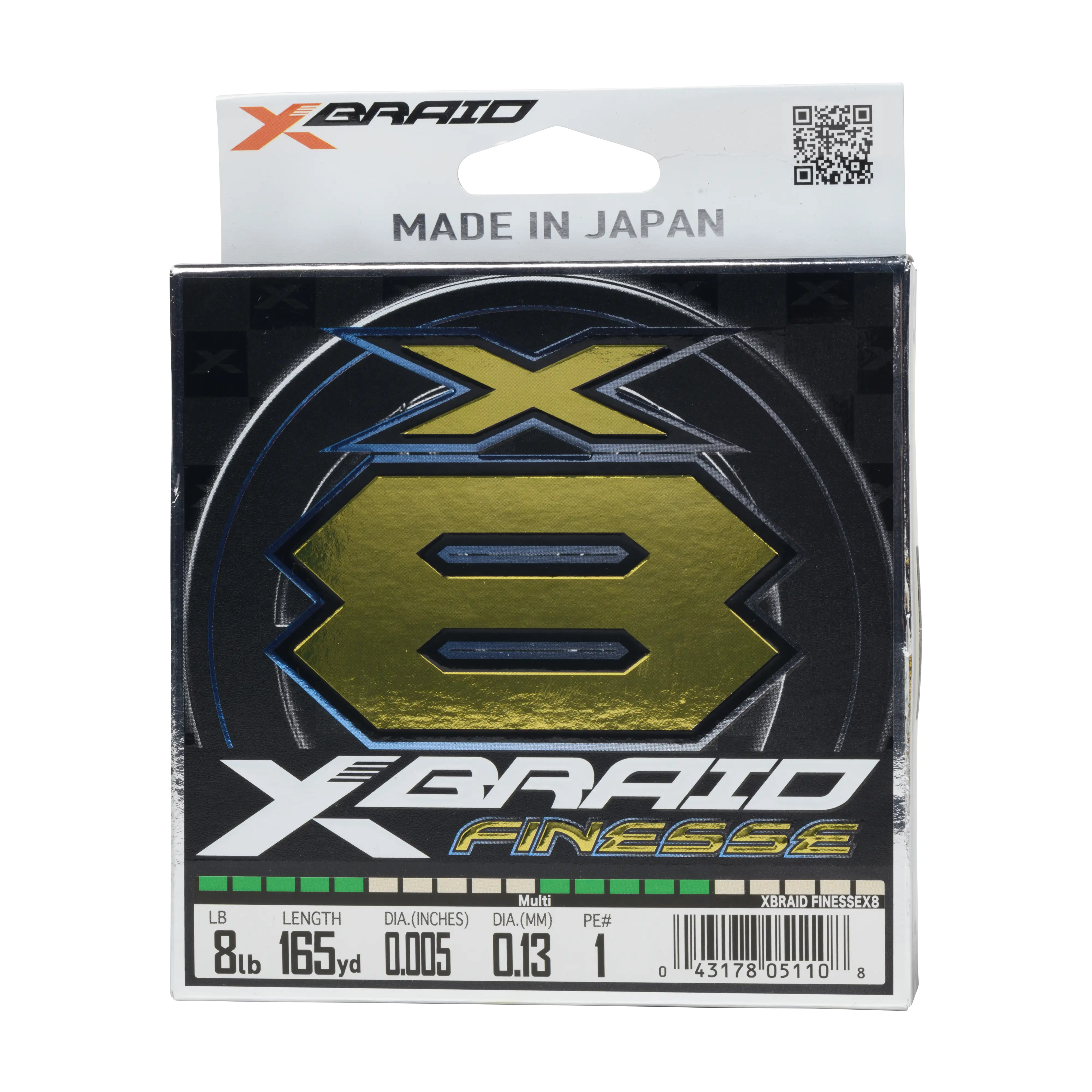Daiwa XBRAID Finesse X8 Braided Fishing Line Package