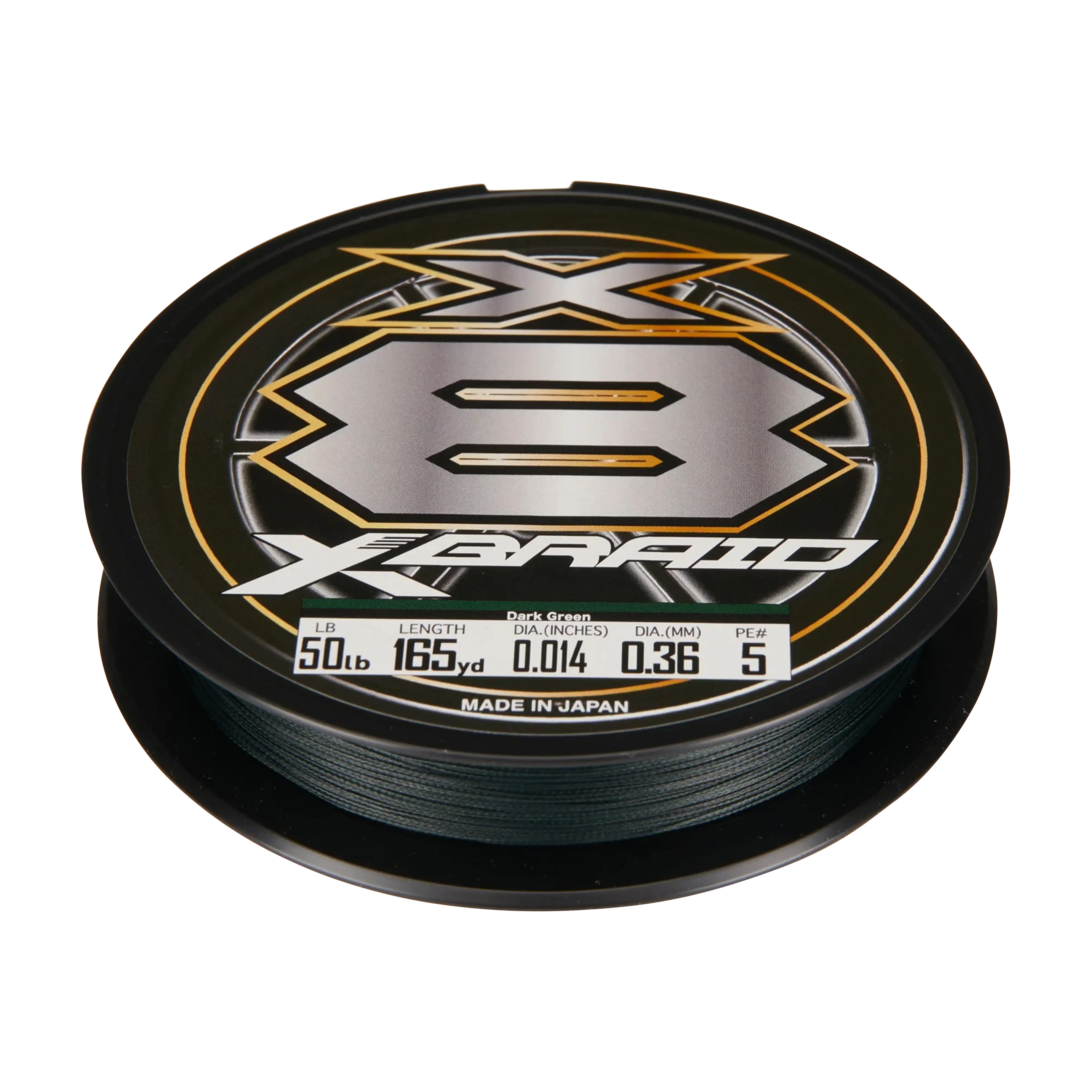 Daiwa XBraid X8 Braided Fishing Line Dark Green