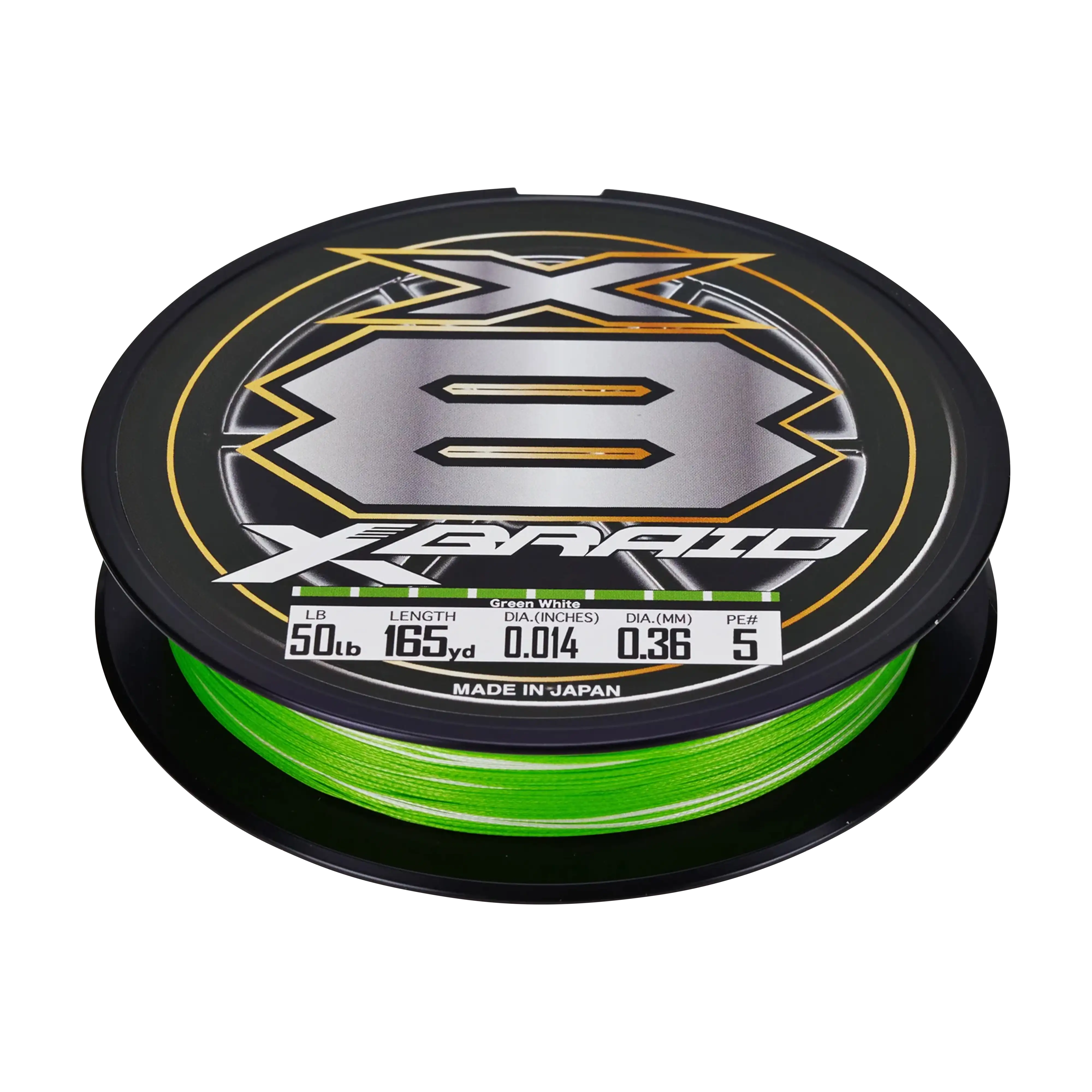 Daiwa XBraid X8 Braided Fishing Line Green White