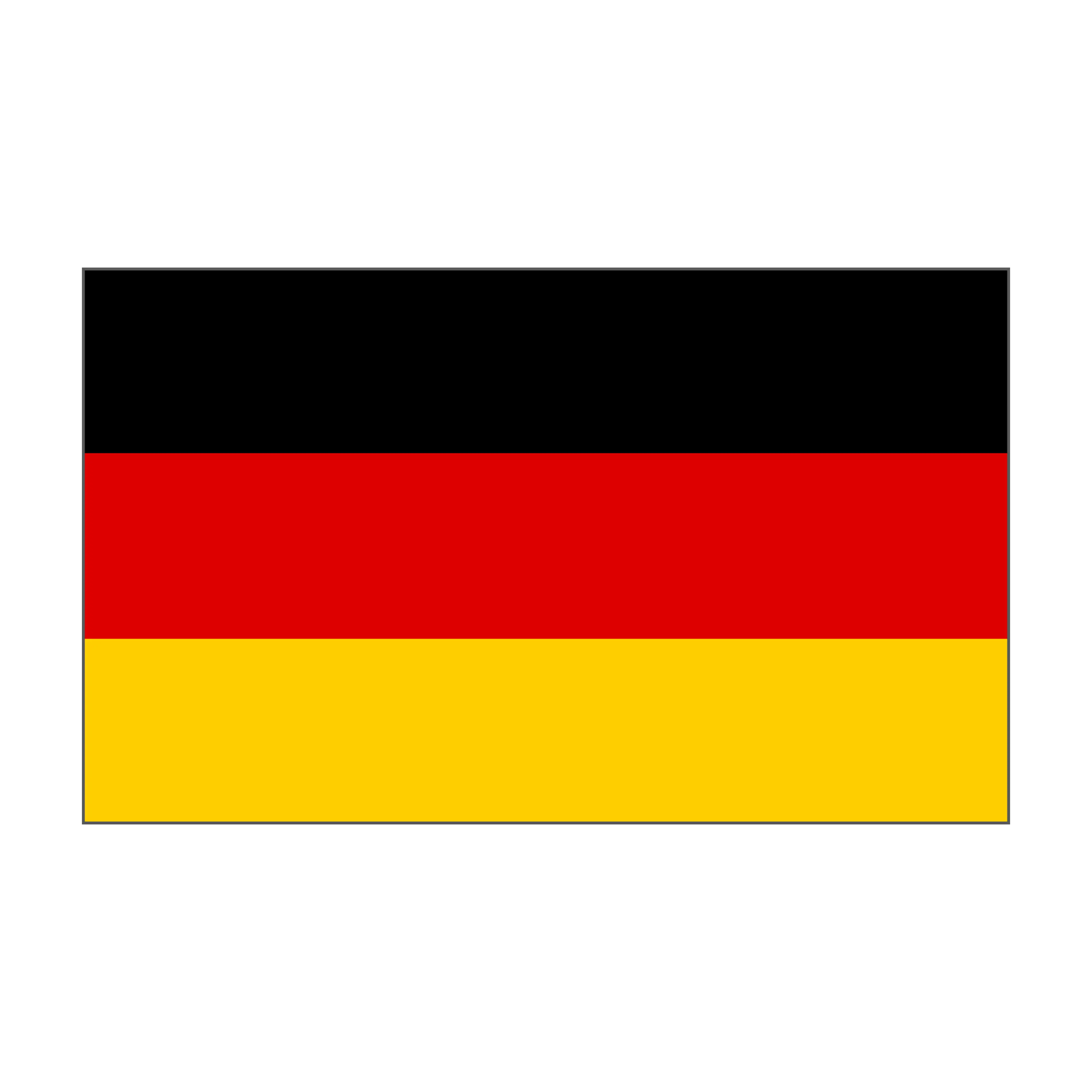 custom rod decal - flag of Germany