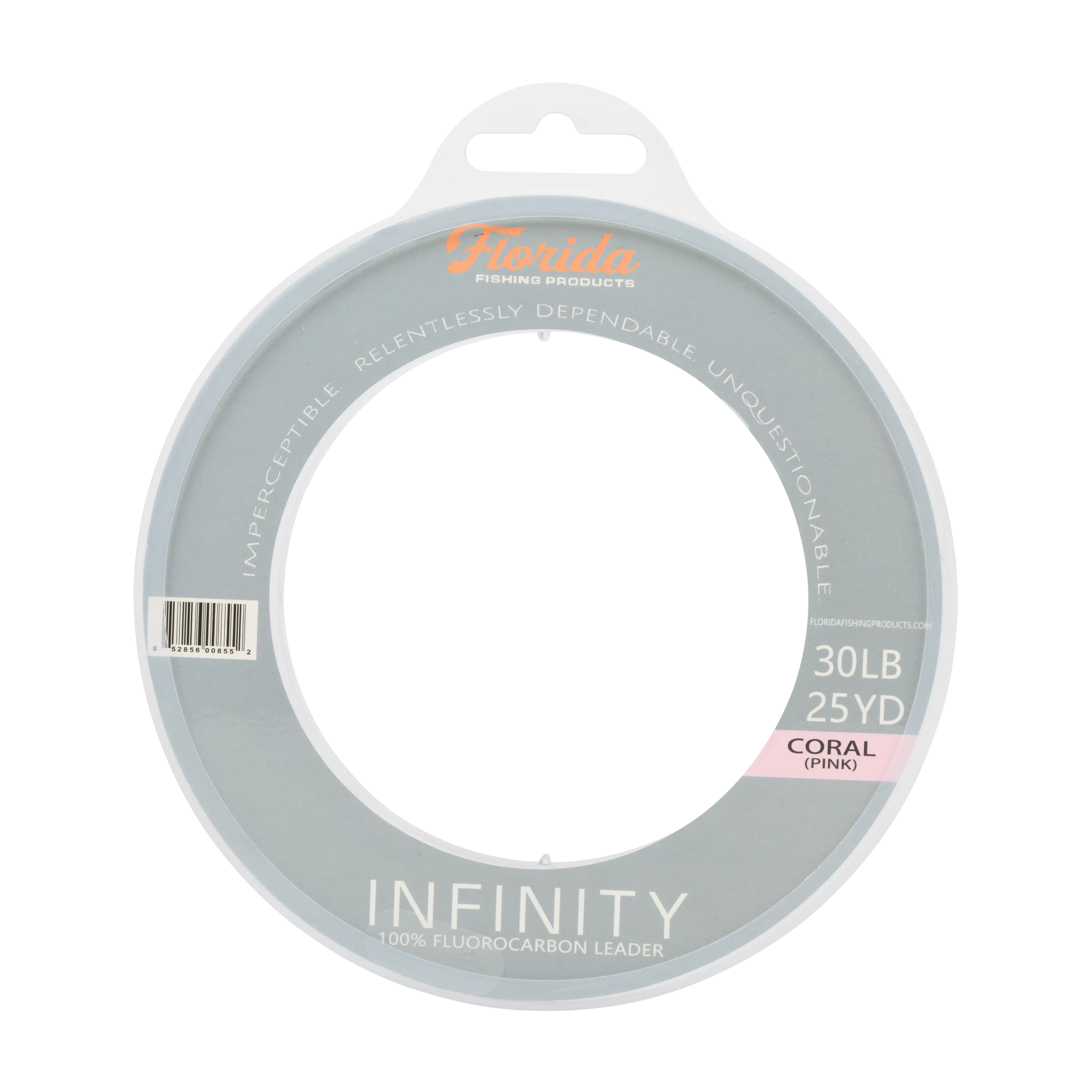 Florida Fishing Infinity Fluorocarbon Leader Coral Side