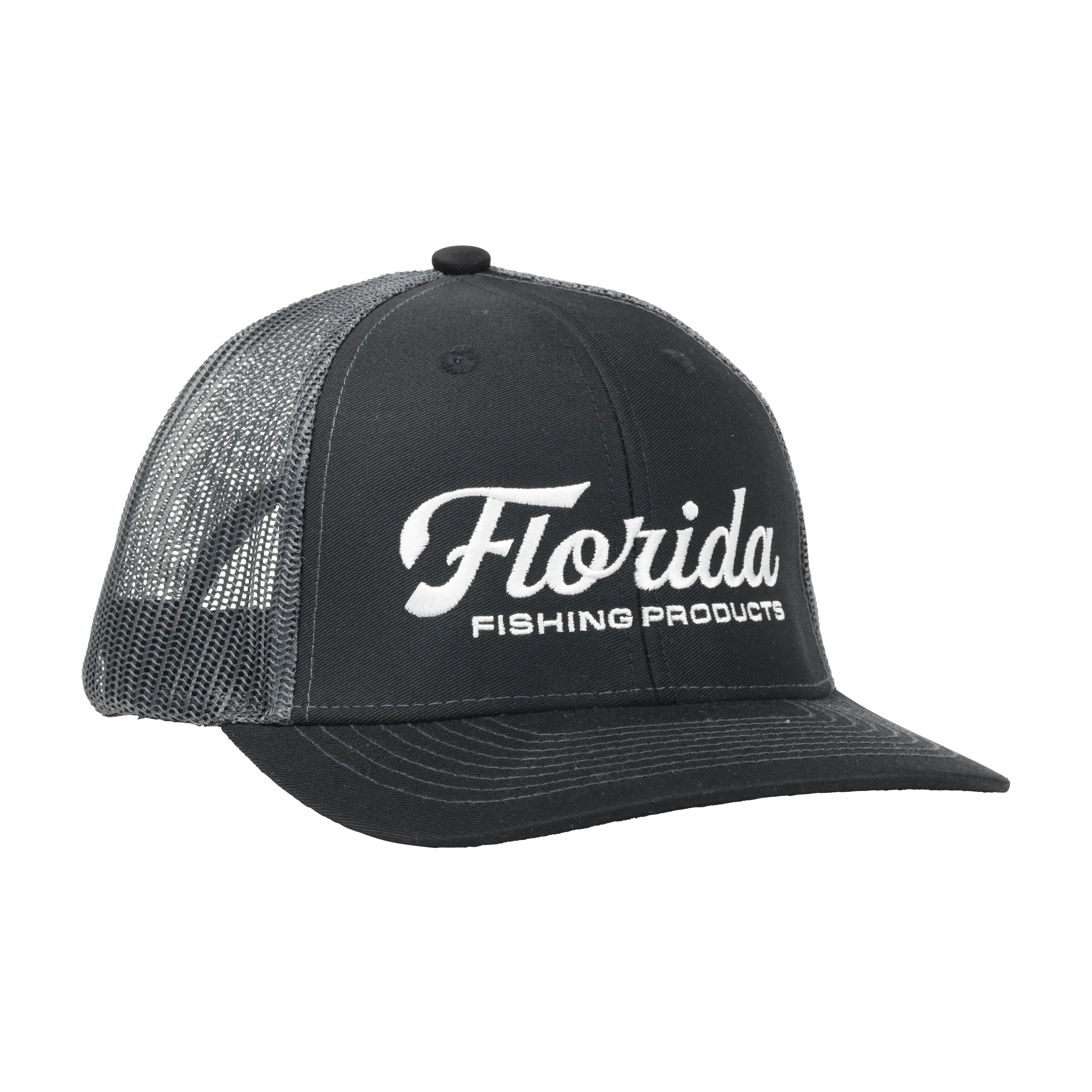 Florida Fishing Products trucker hat in Charcoal - front