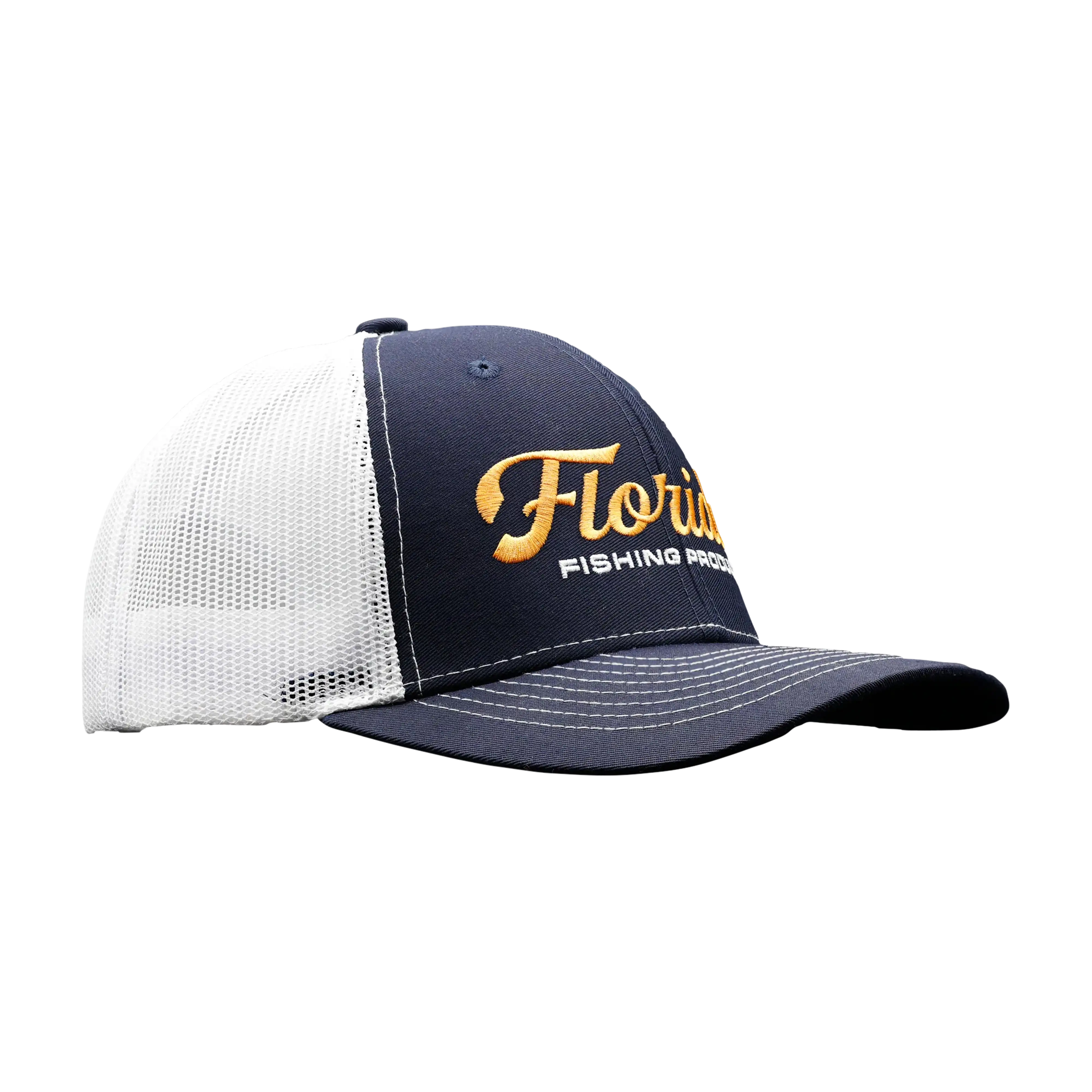 Florida Fishing Products trucker hat in Navy and White