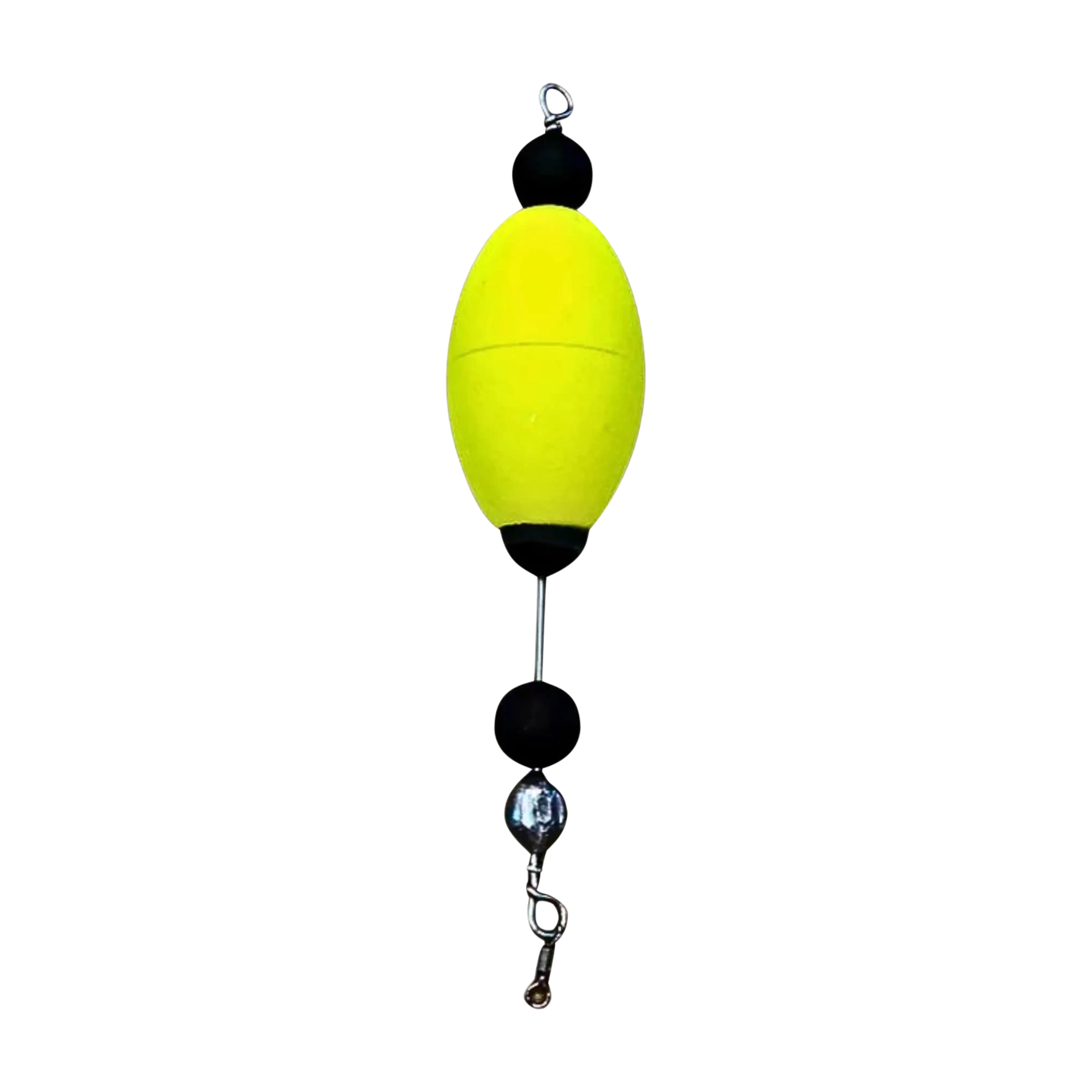 Four Horsemen Oval Popper Oval Popper - Inshore Popping Cork Yellow