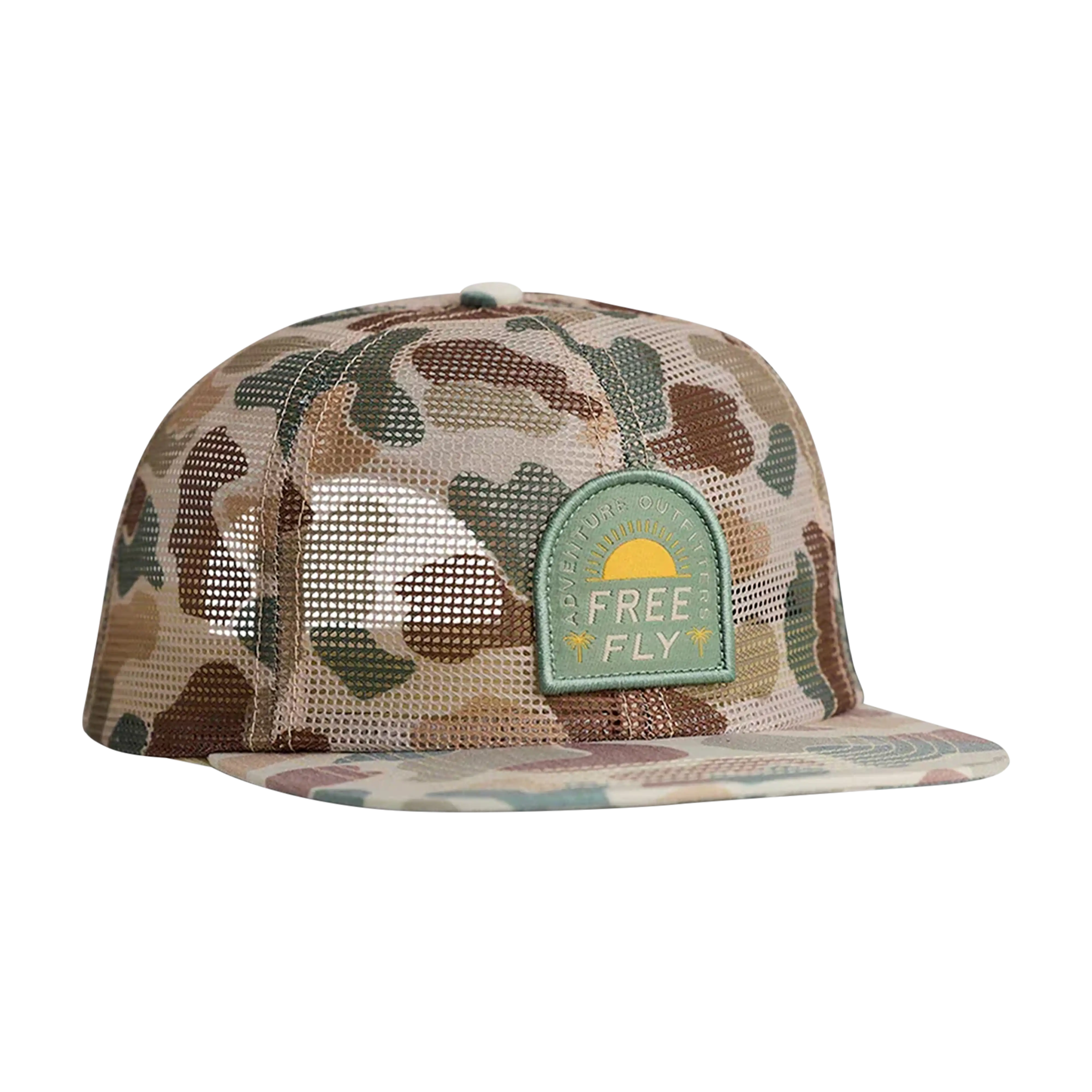 Free Fly Adventure Outfitters mesh hat in Vintage Camo