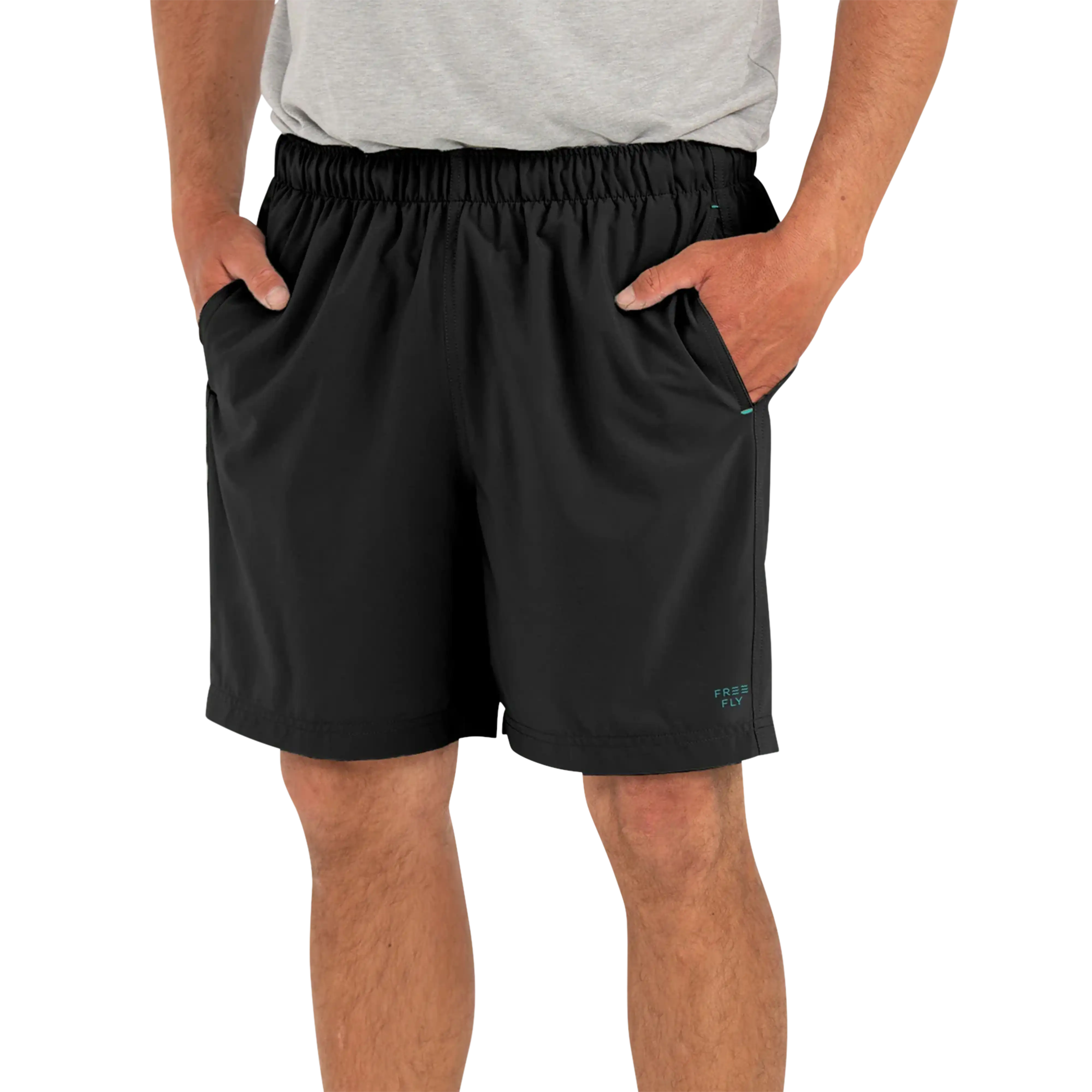 Free Fly Men's Breeze shorts 6-inch in Black