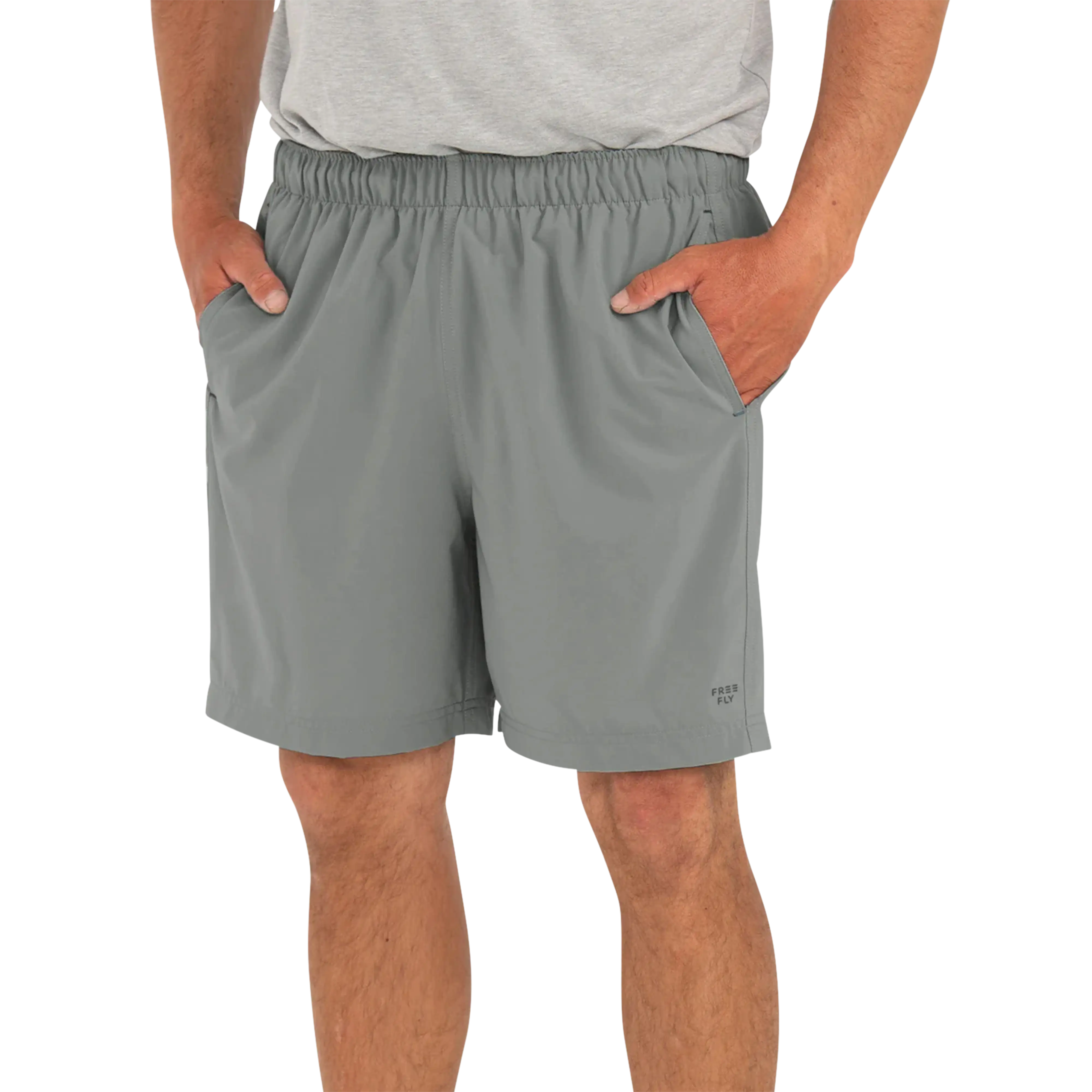 Free Fly Men's Breeze shorts 6-inch in Cement