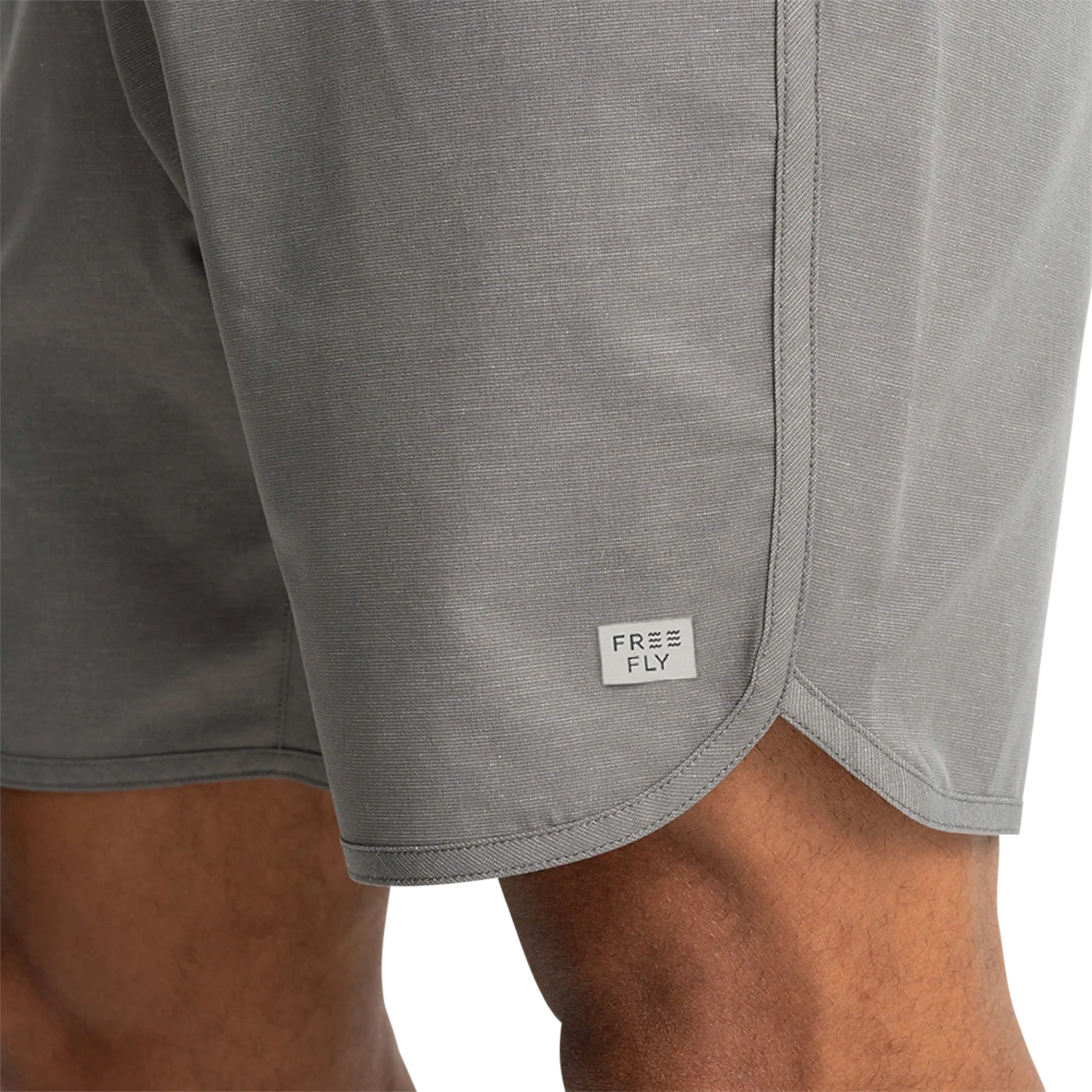 Free Fly Men's Reverb shorts in Smoke - side