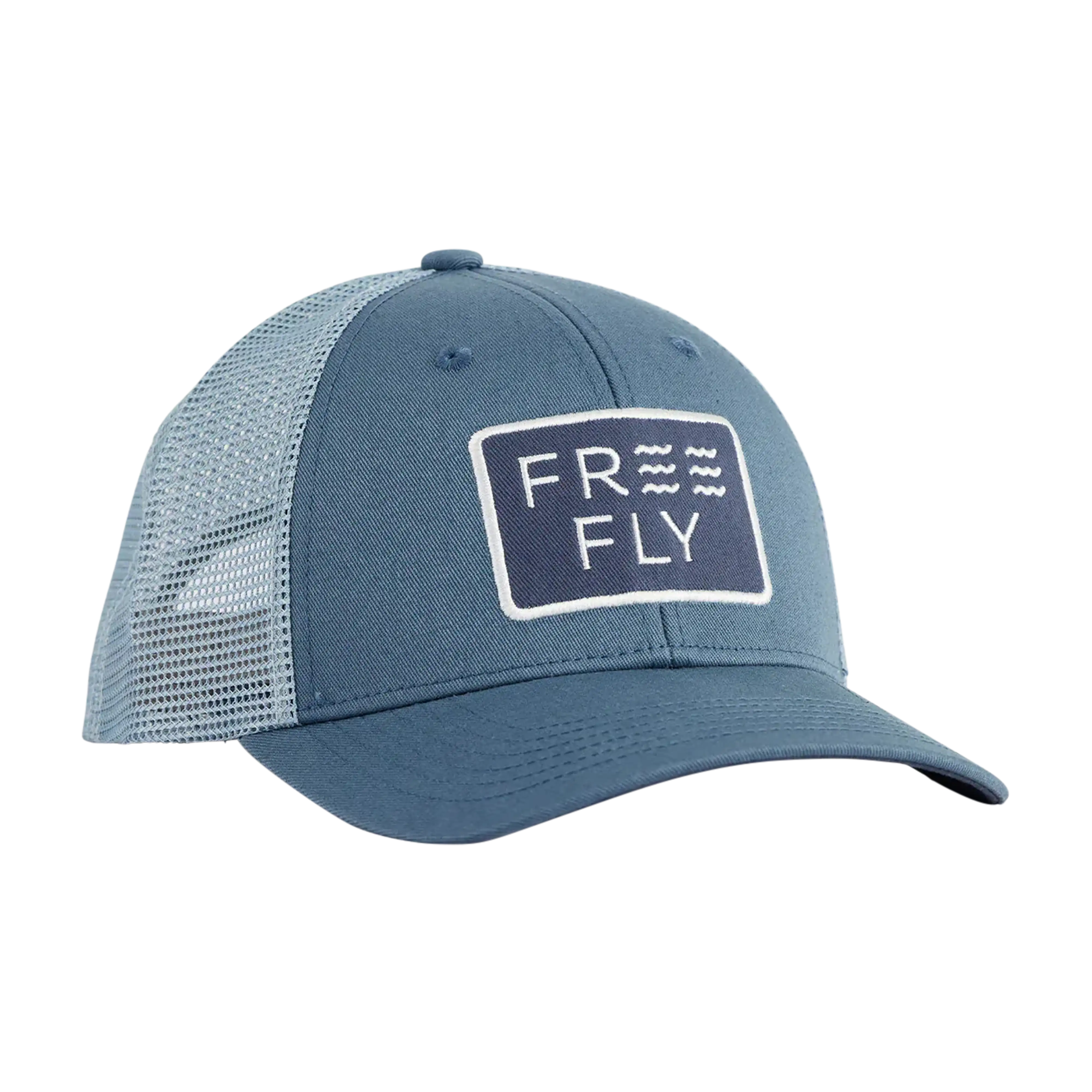 Free Fly Wave trucker hat in Slate Blue