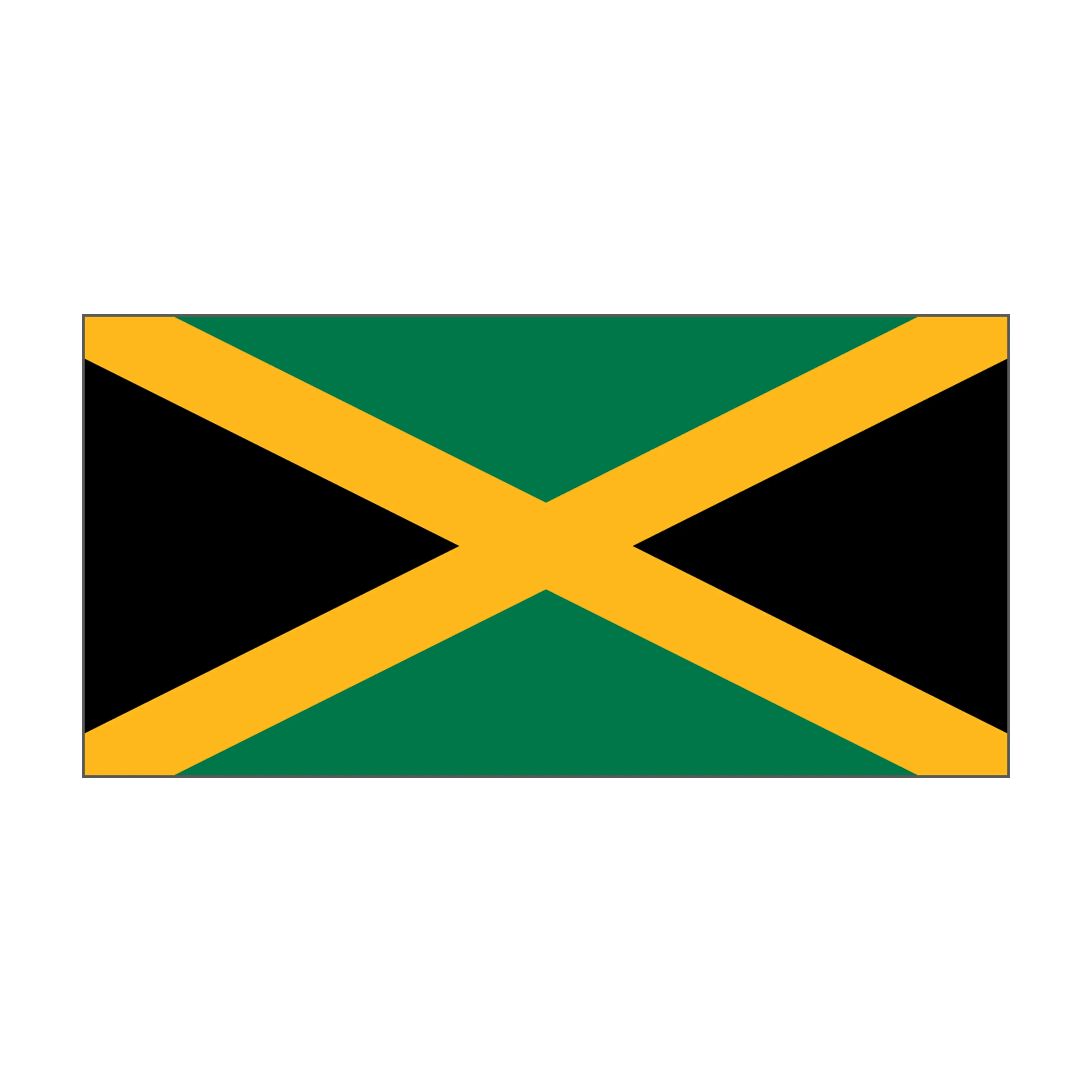 custom rod decal - flag of Jamaica