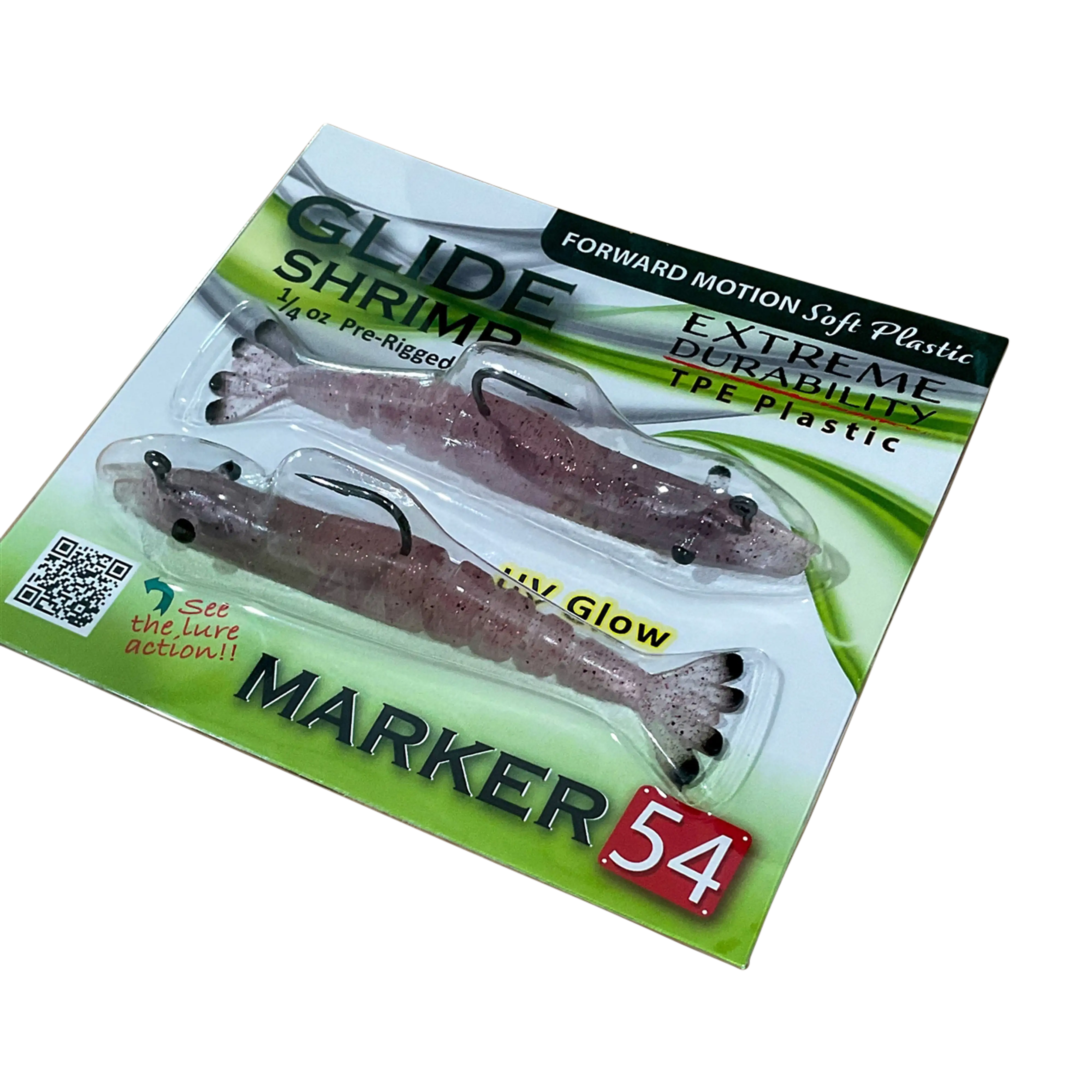 Marker 54 Glide Shrimps – 2-Pack (4")
