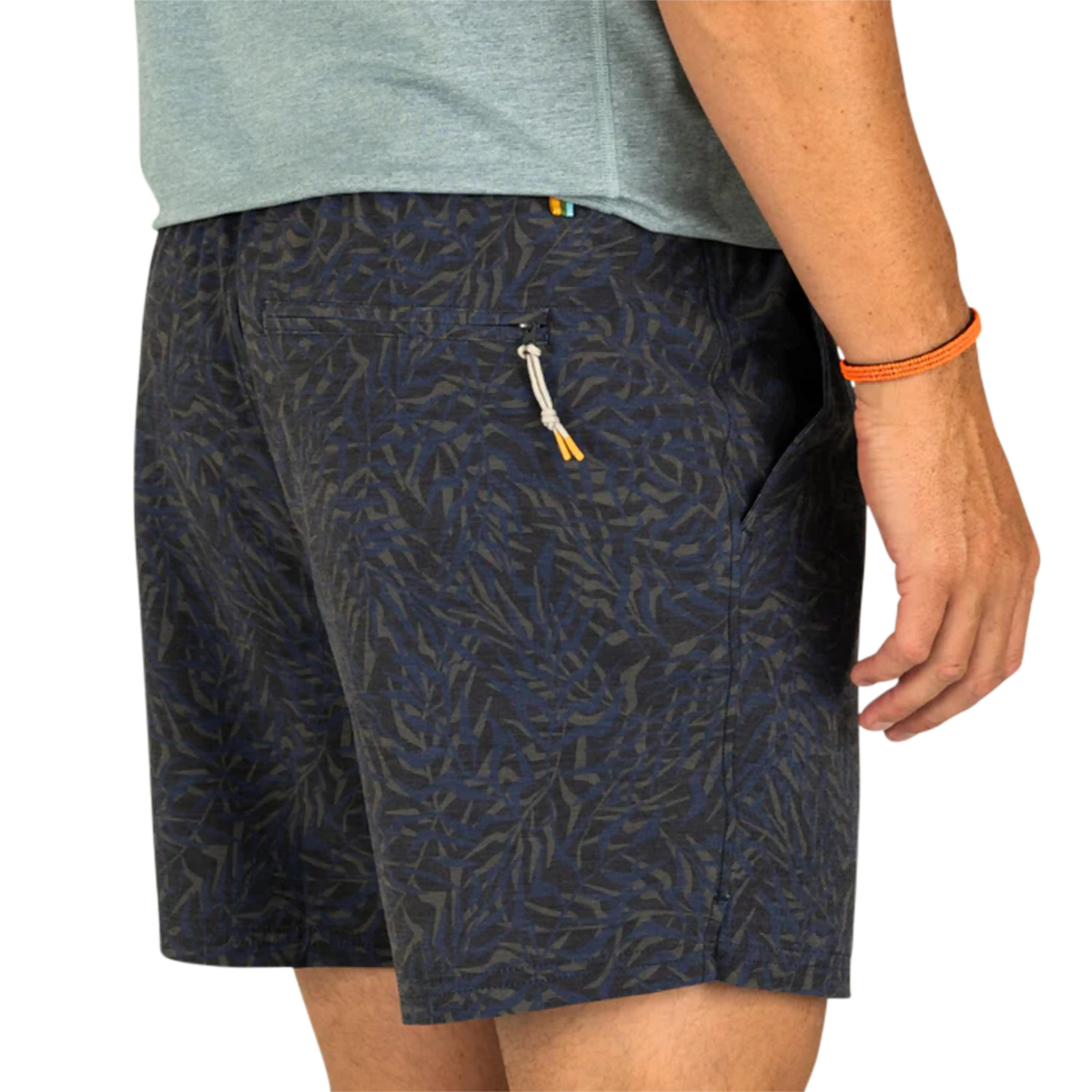 Marsh Wear Fulton 6-inch volley shorts in Ash Gray - back side