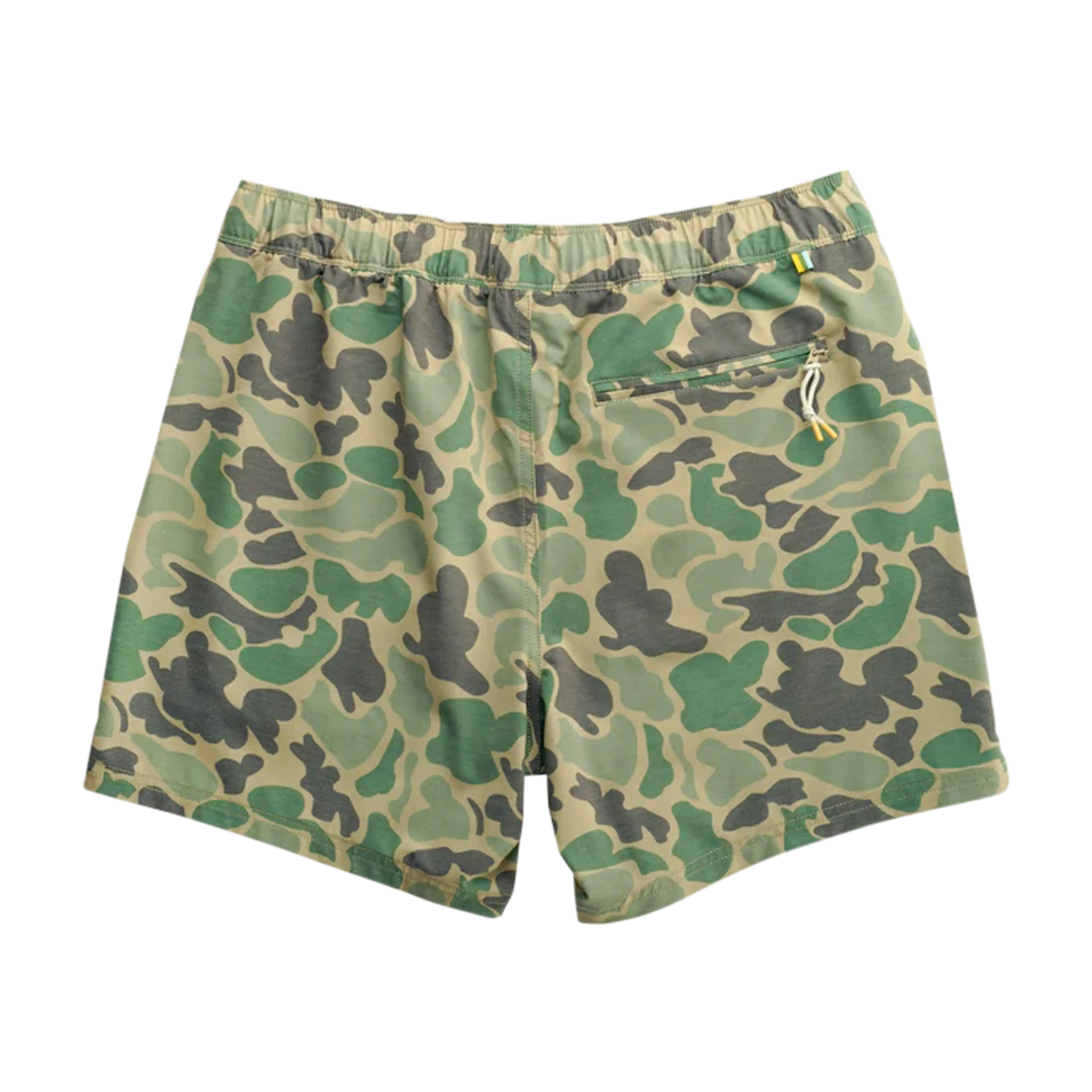 Marsh Wear Fulton 6-inch volley shorts in Green Mallard Camo - back