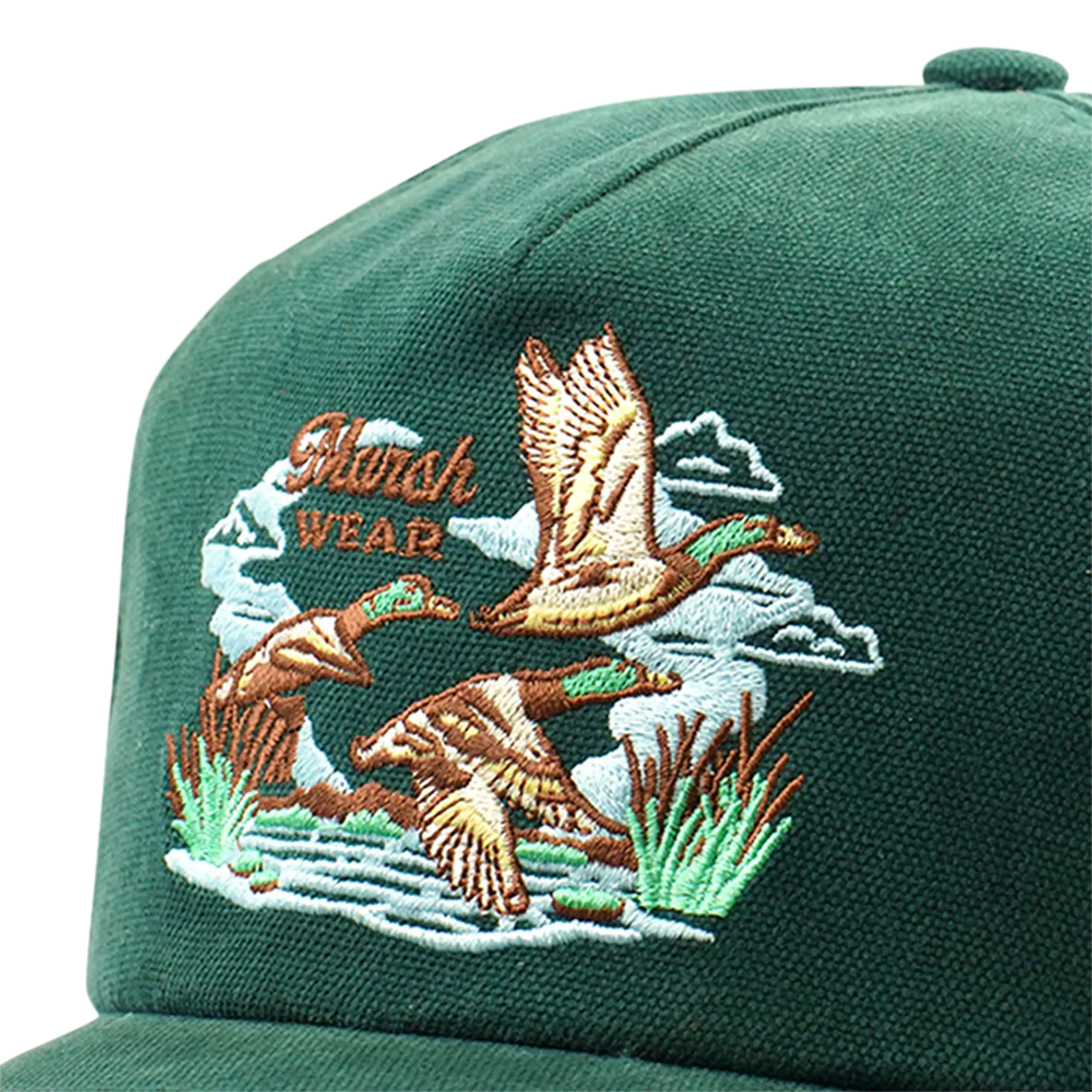 Marsh Wear Heritage hat in Duck Green - logo