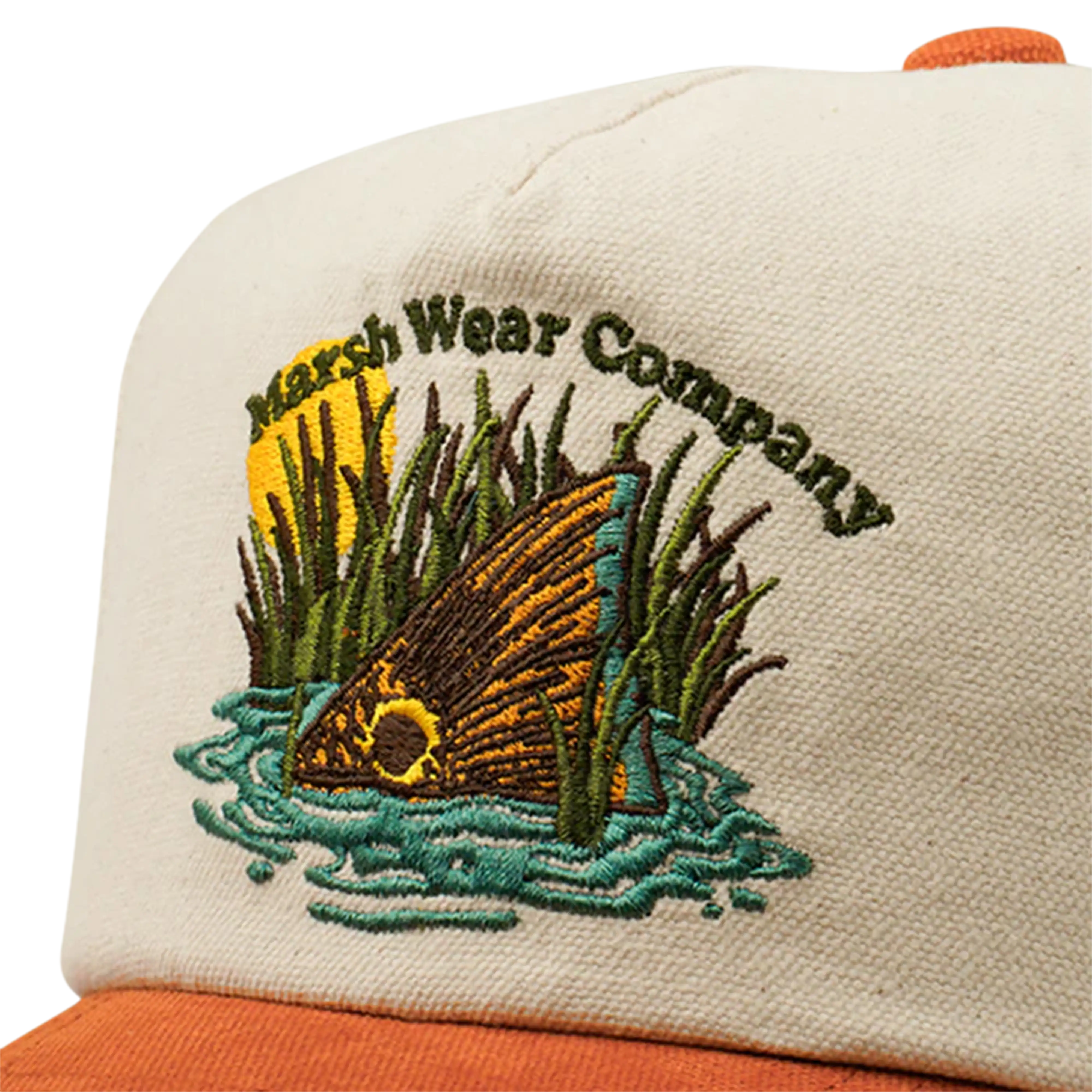 Marsh Wear Heritage hat in Rust - logo