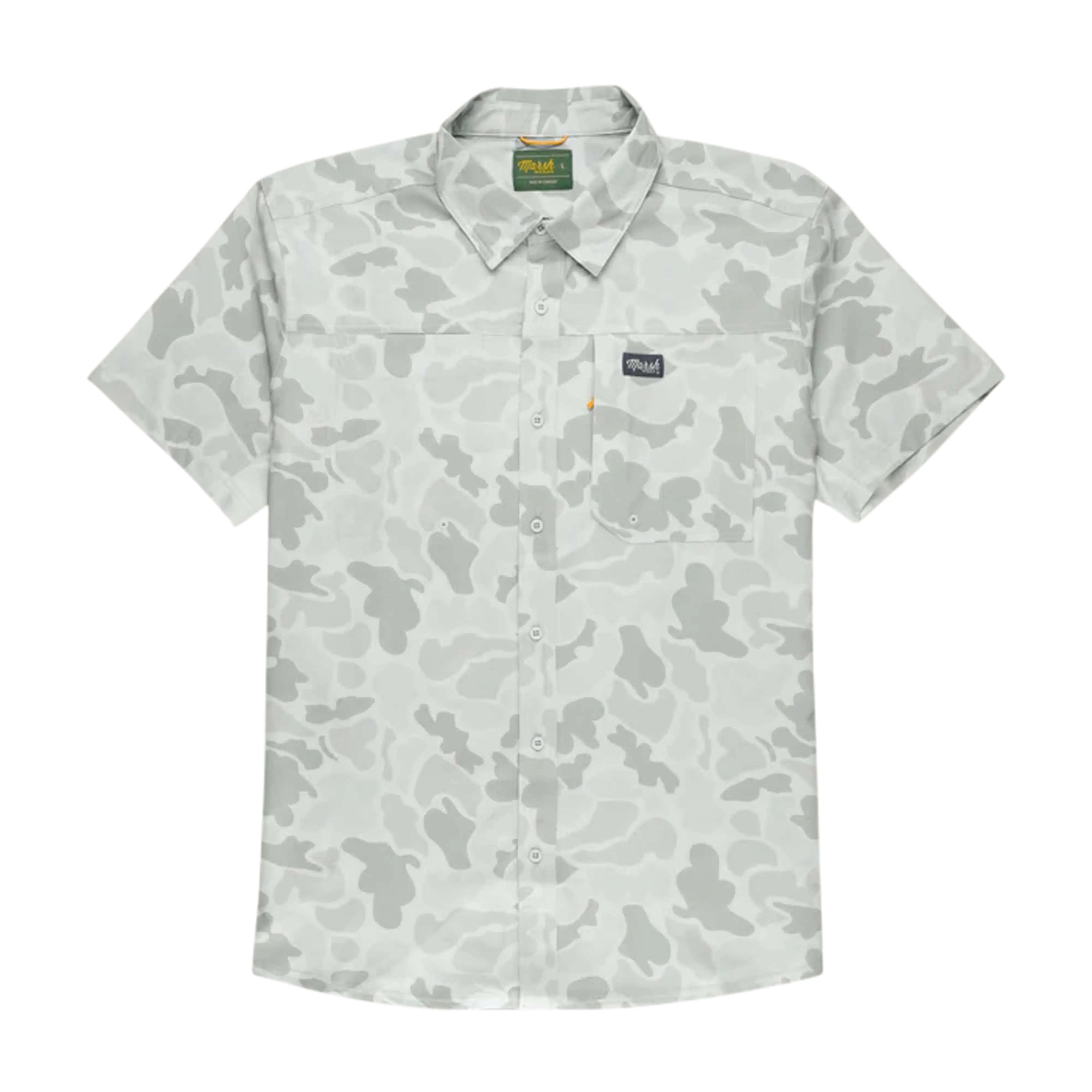 Marsh Wear Lenwood Hagood tech short sleeve in Gray Mallard Camo