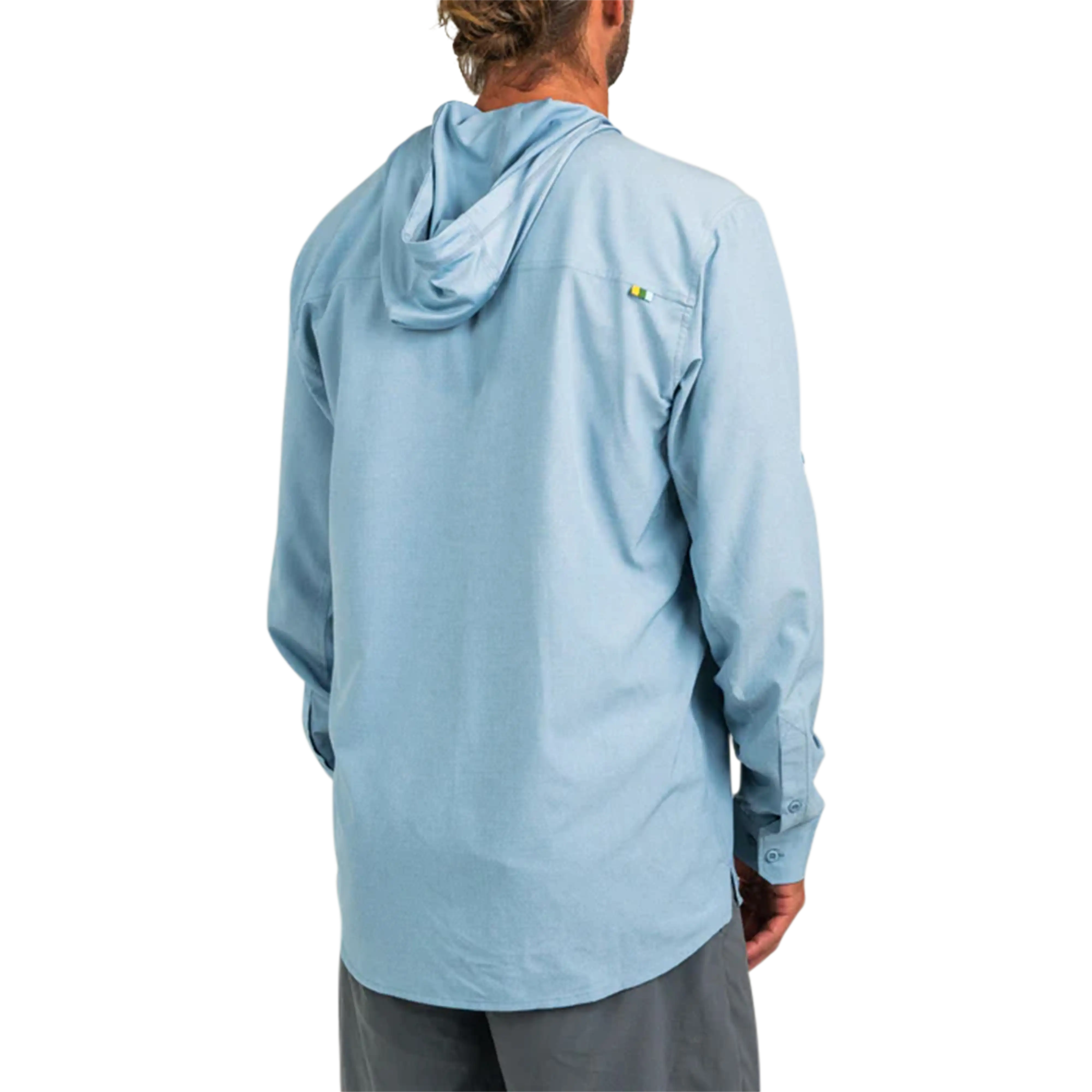 Marsh Wear Lenwood tech hoodie in Tourmaline - back