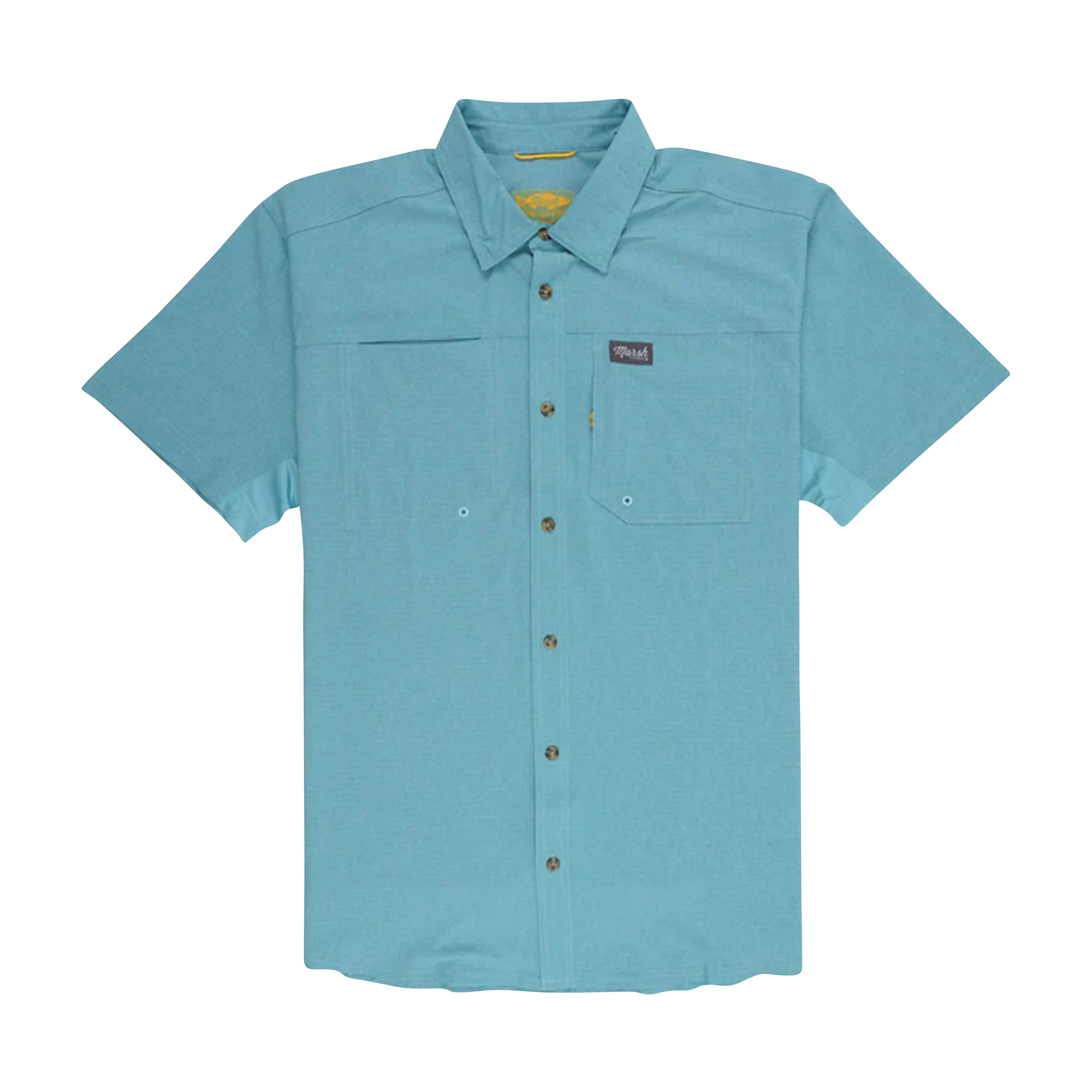 Marsh Wear Lenwood tech short sleeve shirt in Botany Bay
