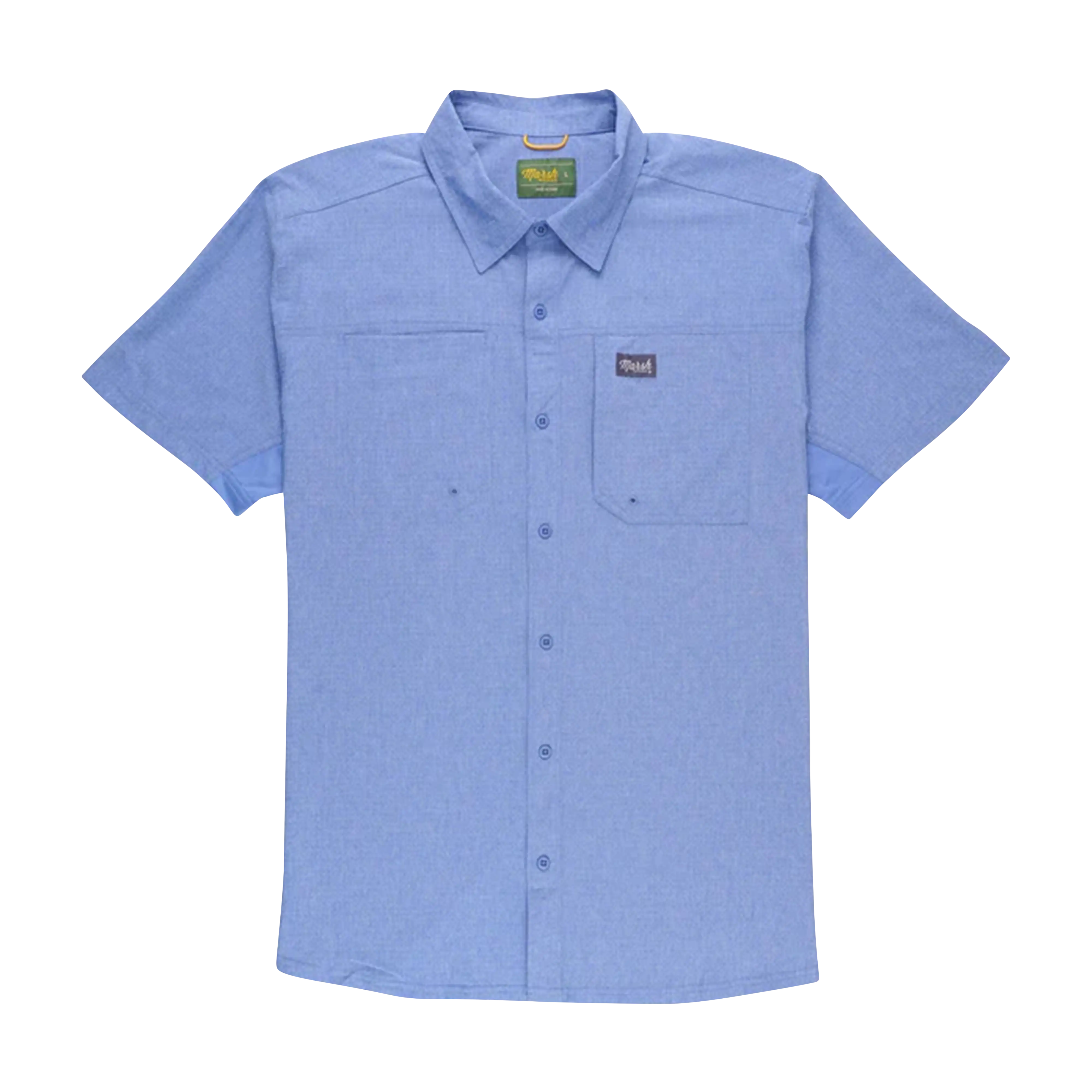 Marsh Wear Lenwood tech short sleeve shirt in Riviera Blue