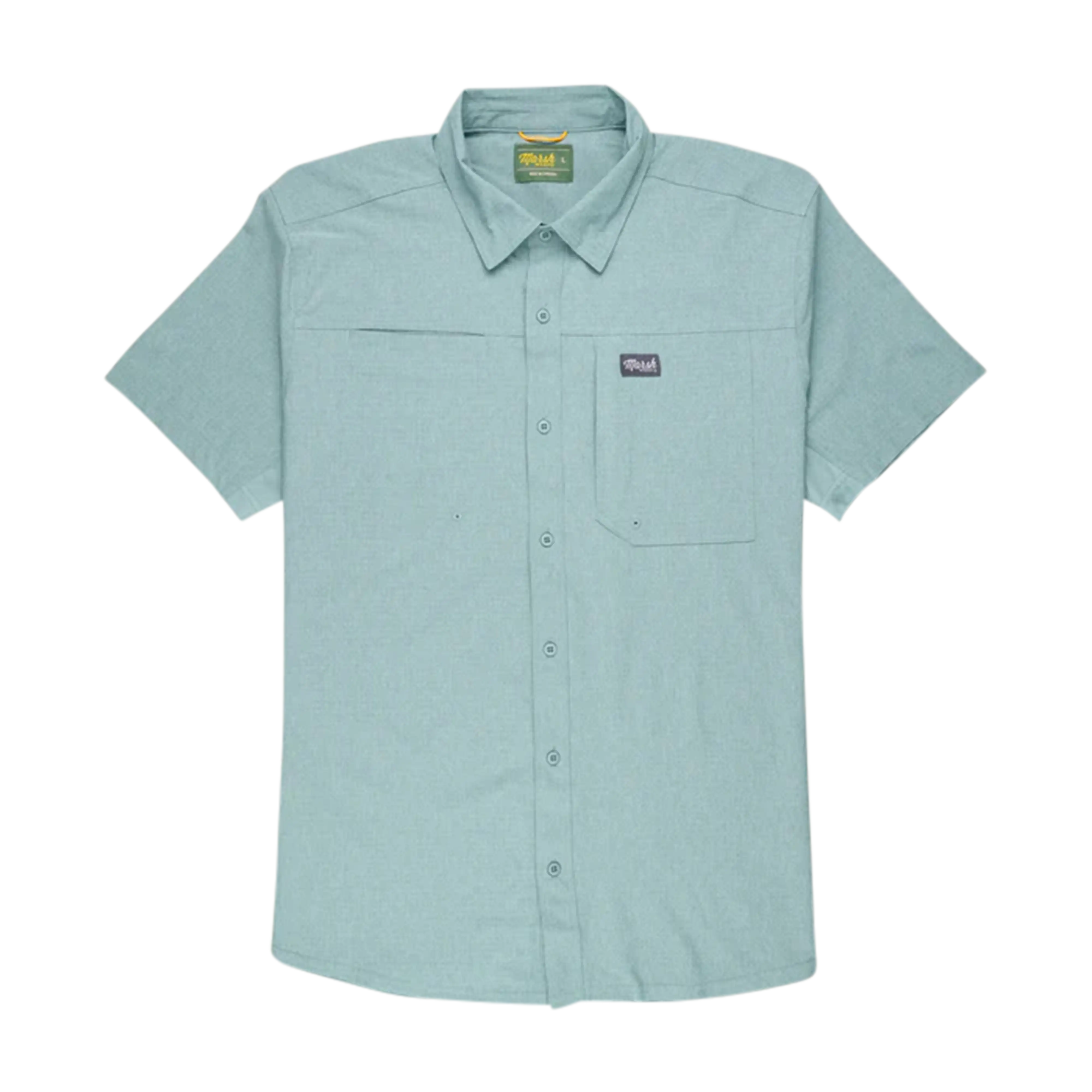 Marsh Wear Lenwood tech short sleeve shirt in Trellis