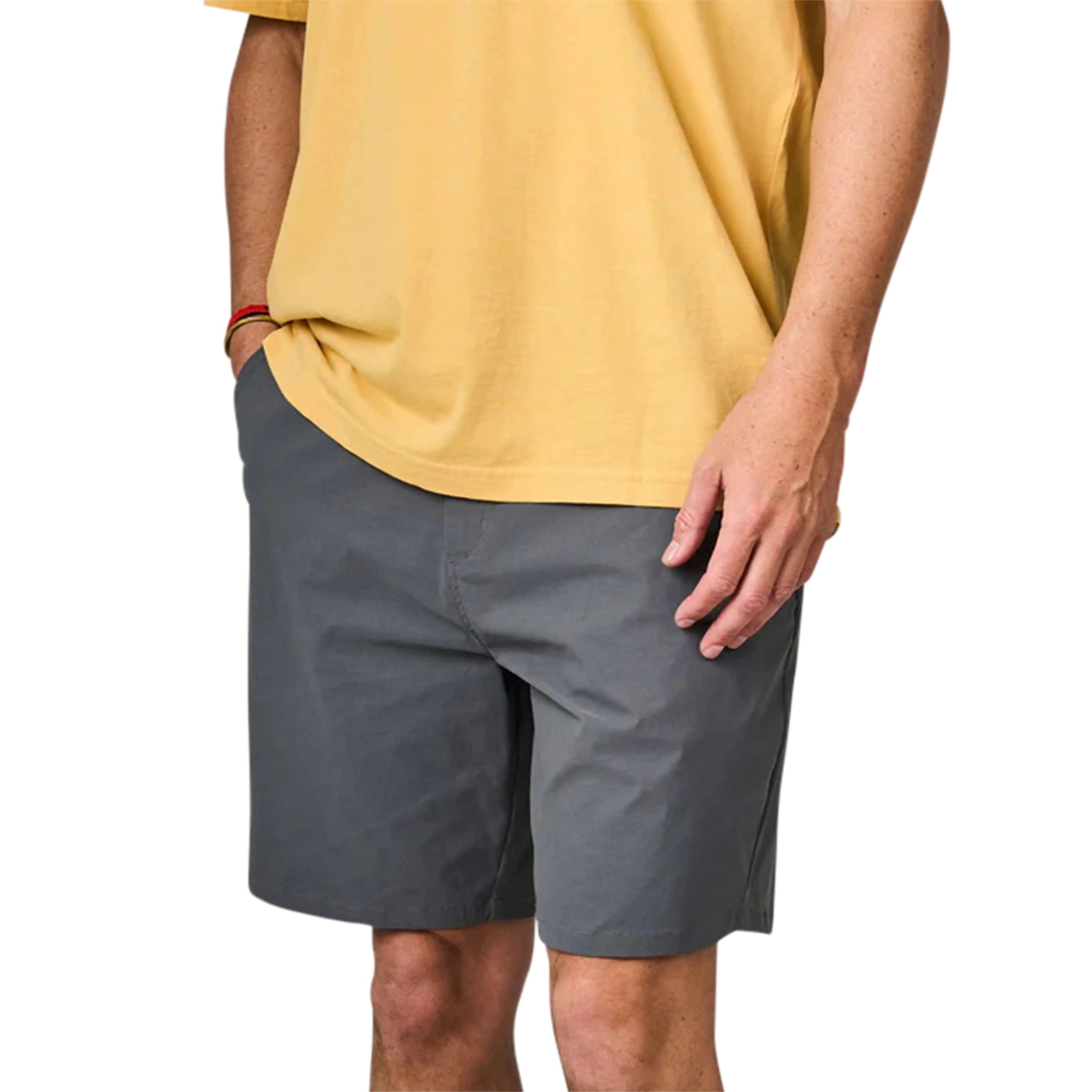 Marsh Wear Prime shorts in Charcoal - front