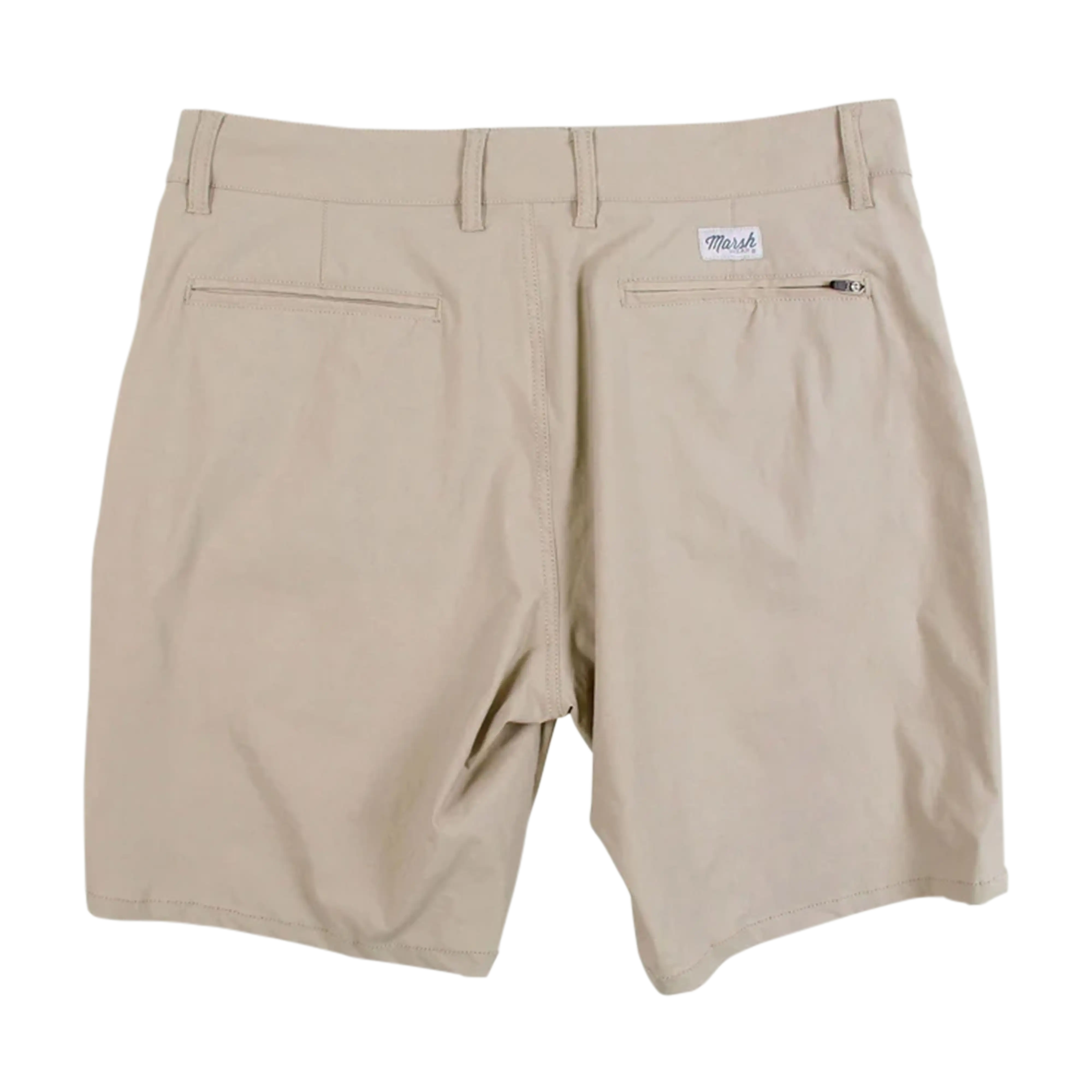 Marsh Wear Prime shorts in Khaki - back