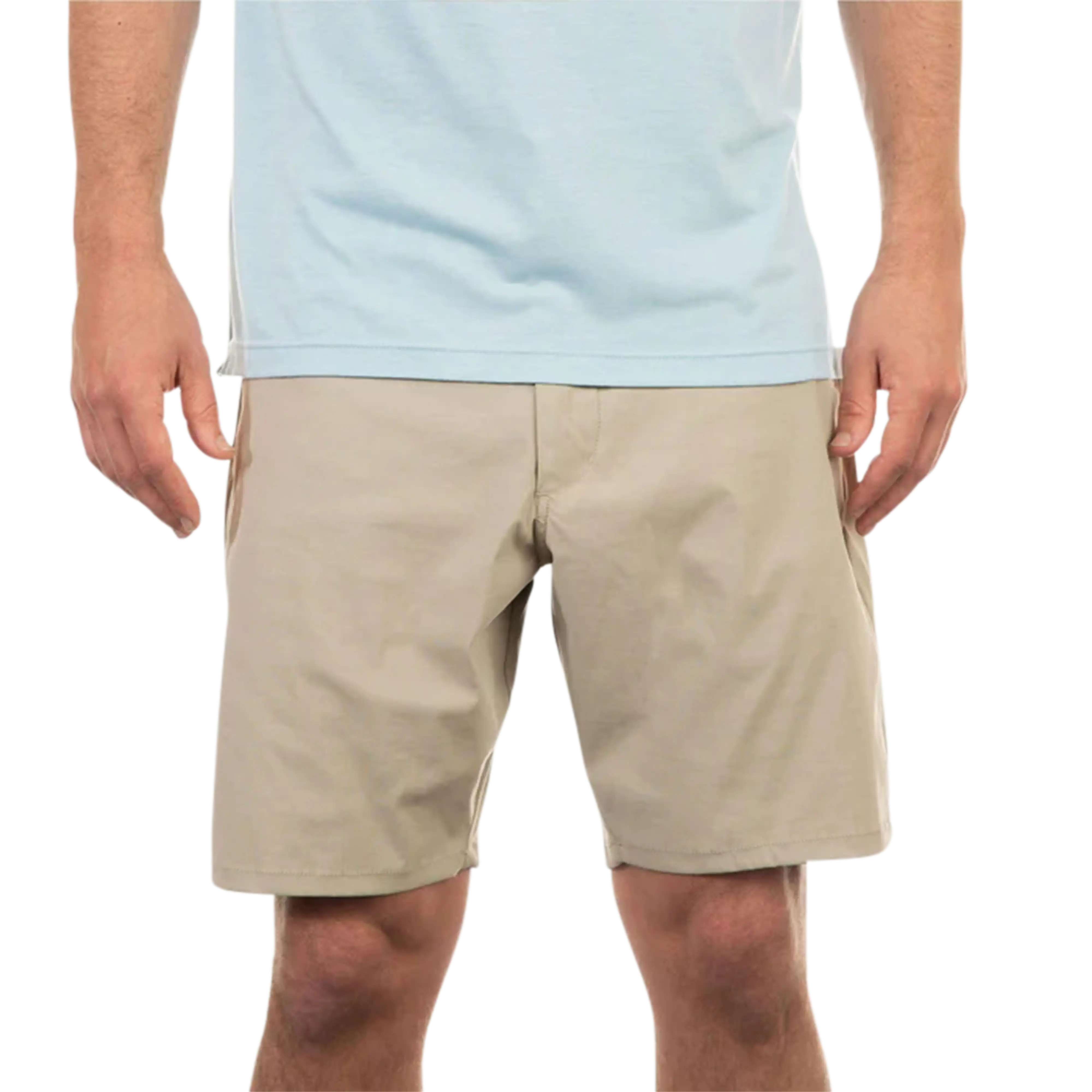 Marsh Wear Prime shorts in Khaki - front