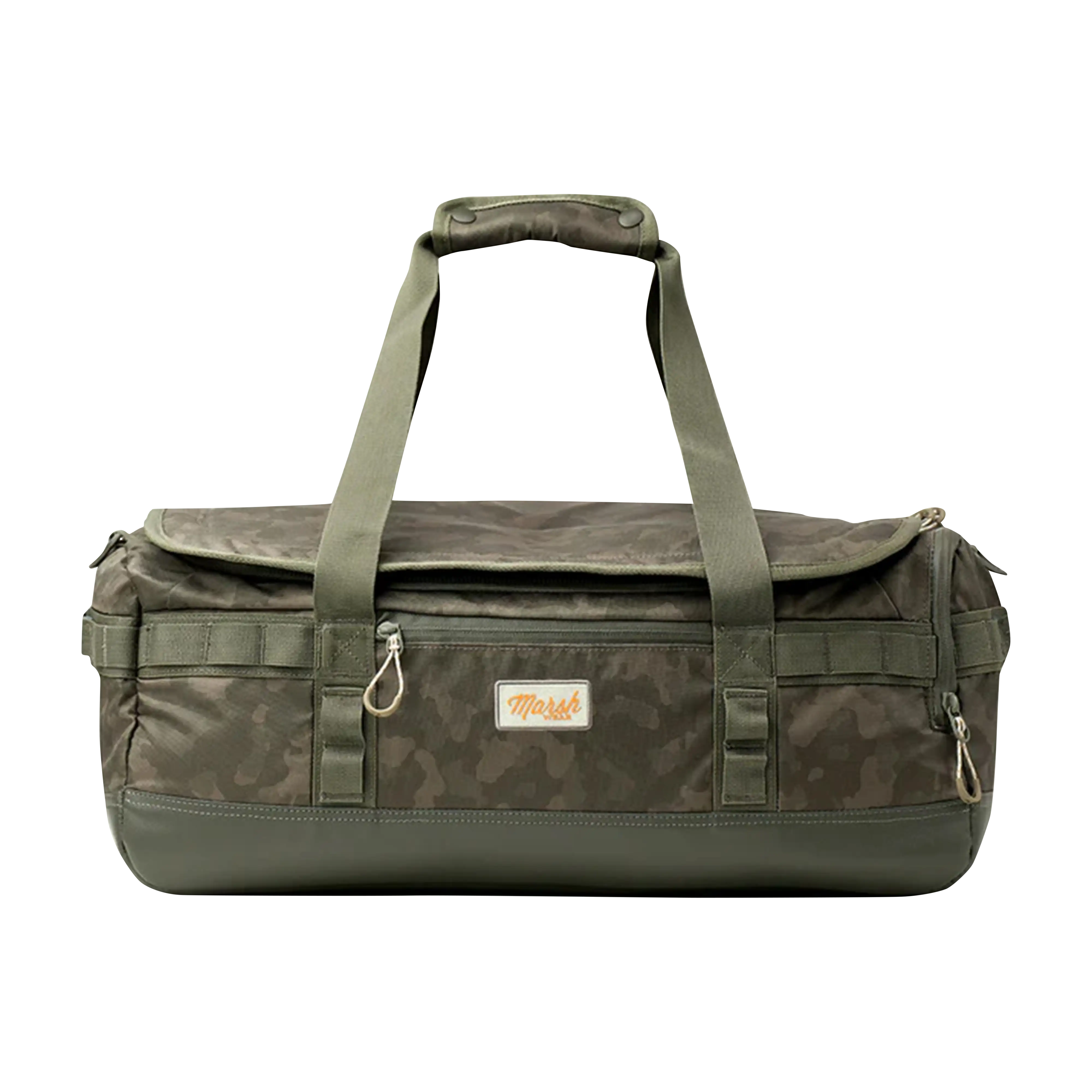 Marsh Wear Pursuit 35L Duffel Bag Fossil Foxhole Camo Front