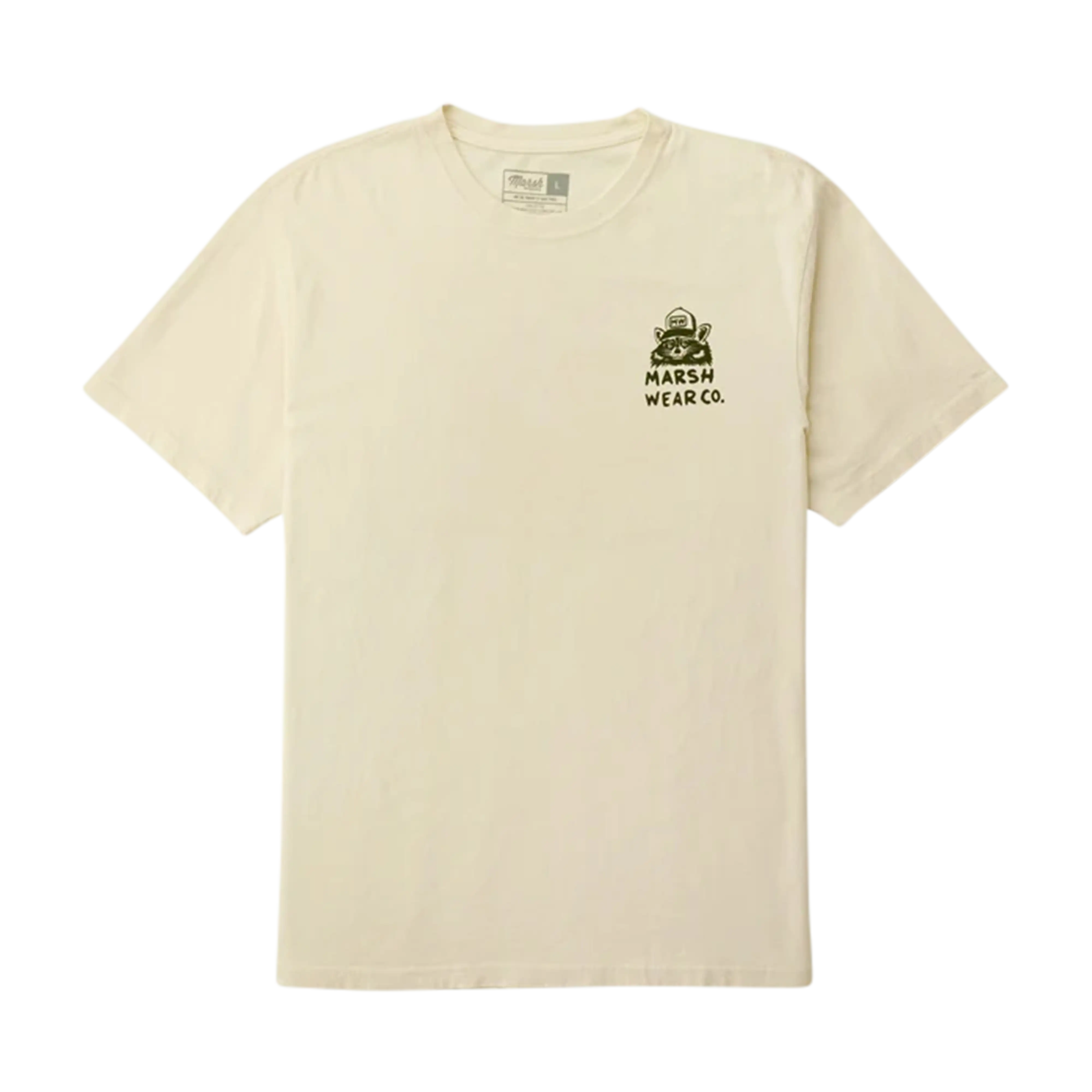 Marsh Wear Stay Awhile short sleeve tee in Vintage White