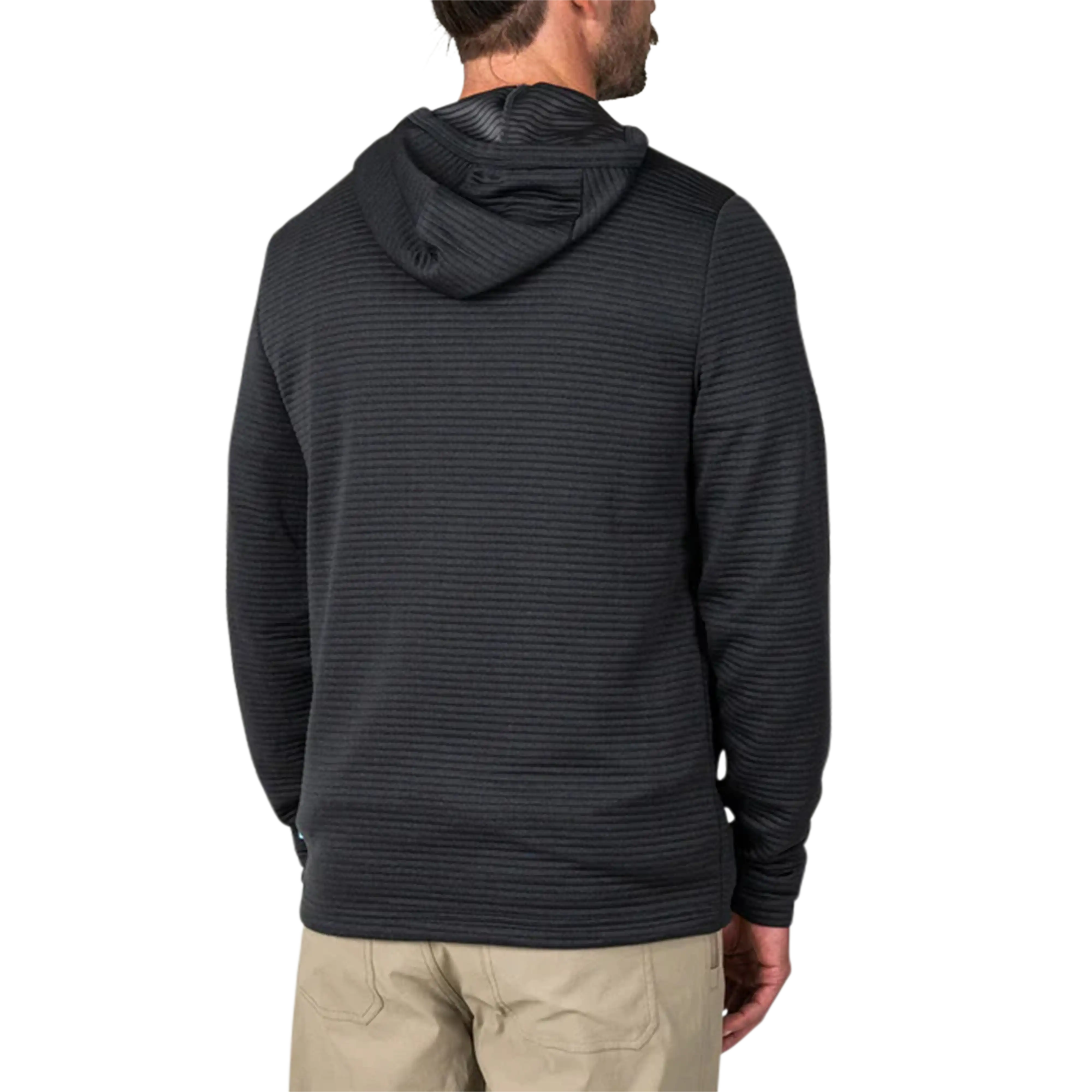 Marsh Wear Sullivan tech hoodie in Black - back