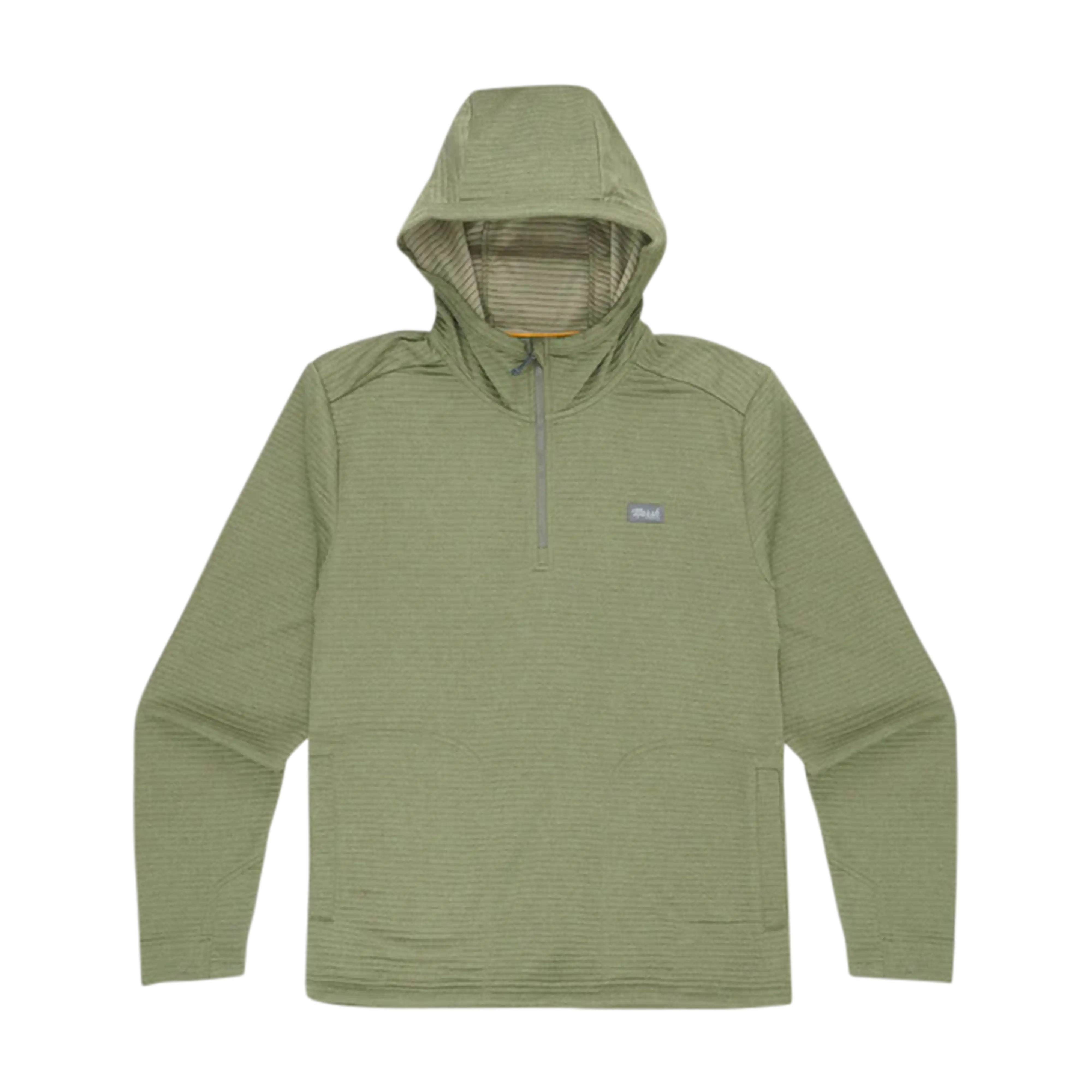 Marsh Wear Sullivan tech hoodie in Fossil